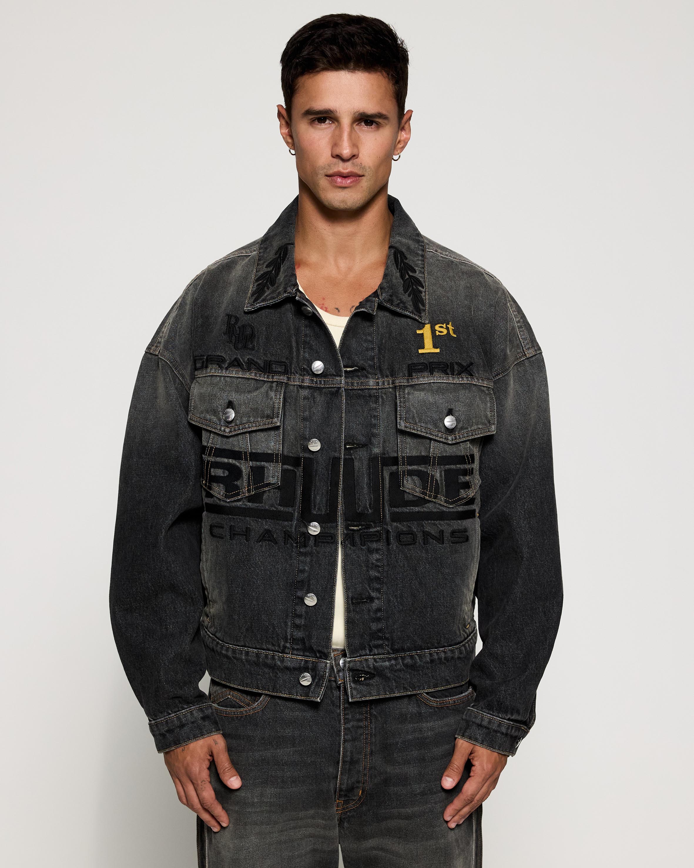 Tire Denim Trucker Jacket