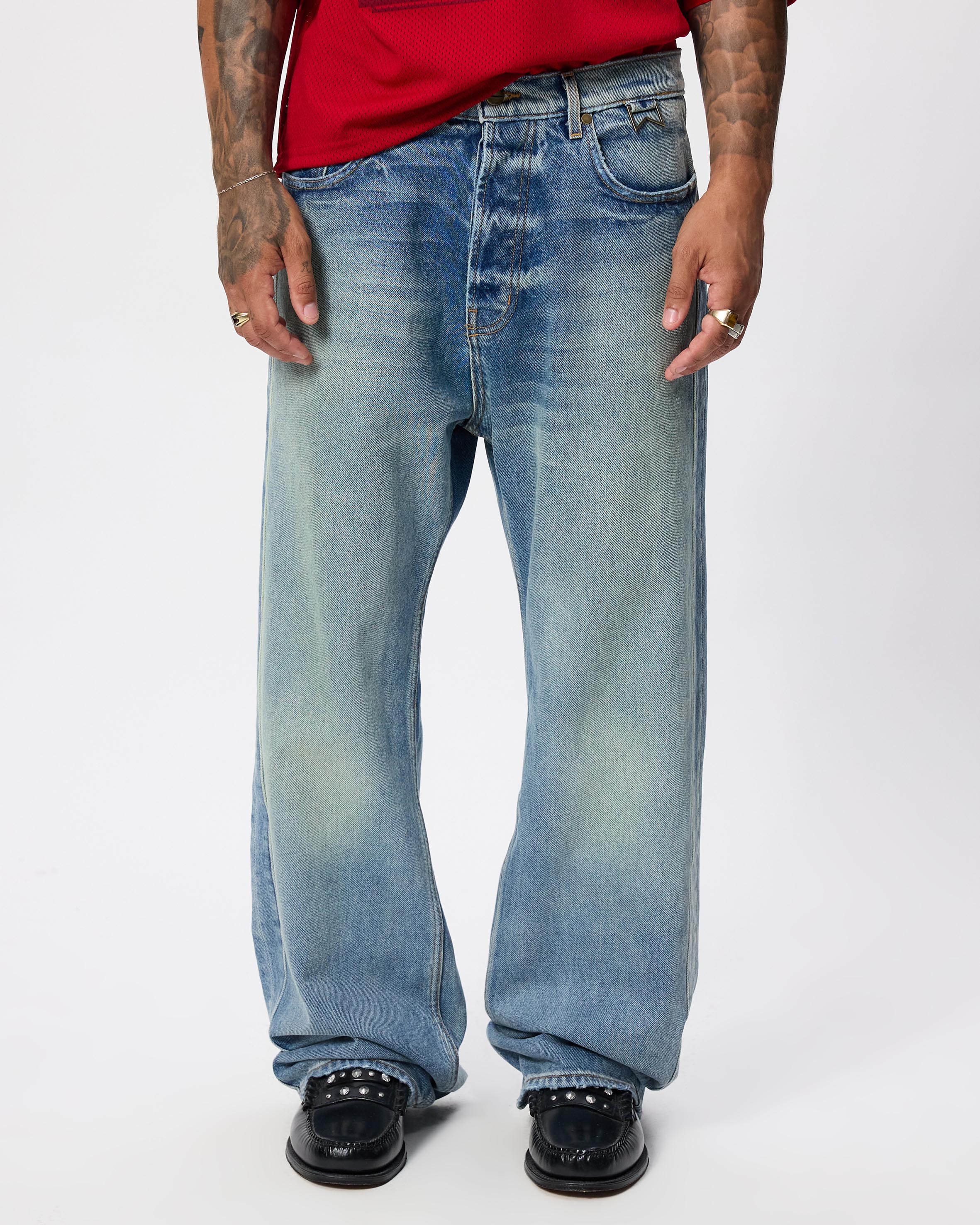 Relaxed Traxedo Denim Jeans