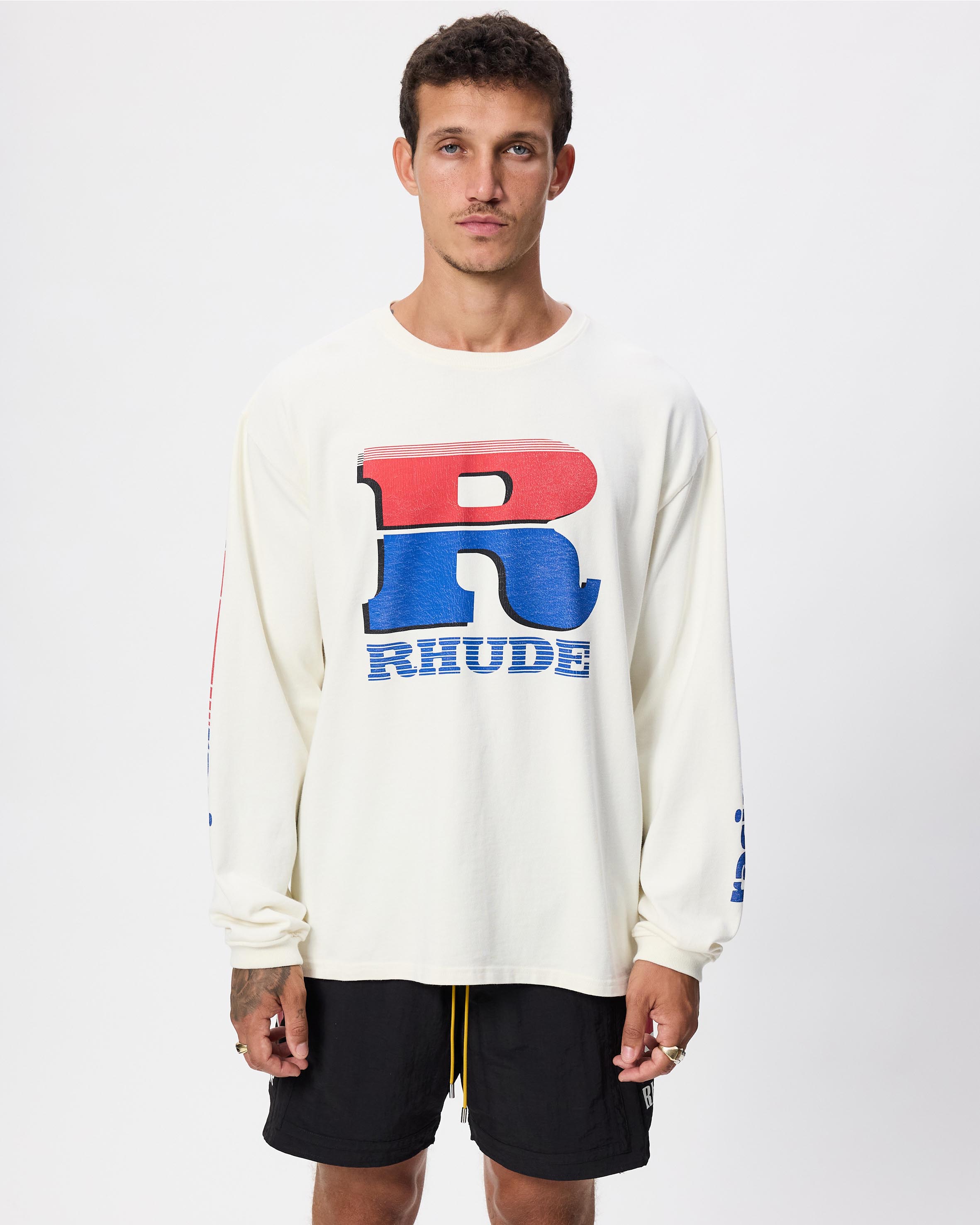 Split Petrol Logo LS Tee