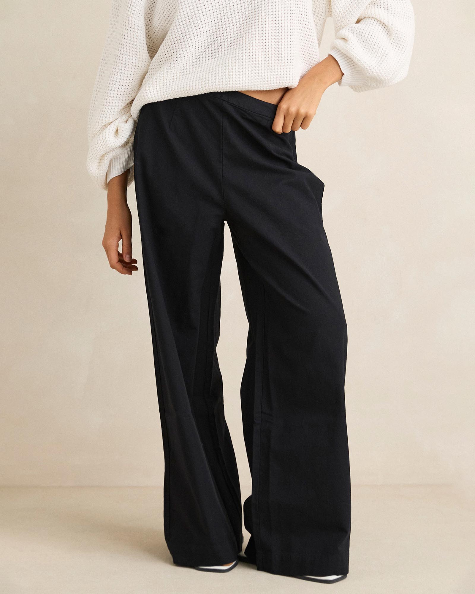 Cotton Valley Wide Leg Pants - ICONIC EXCLUSIVE