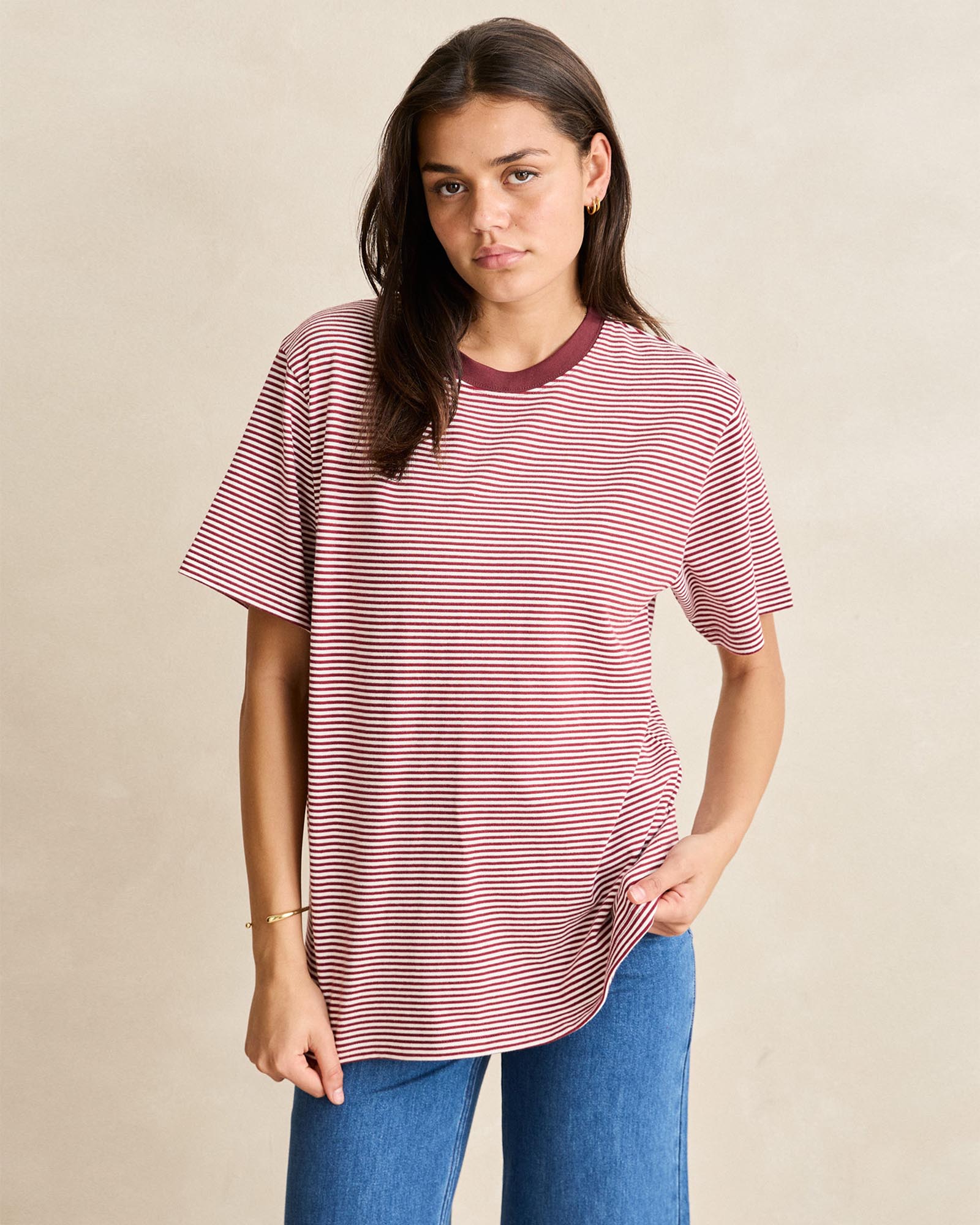 Essential Stripe SS T-Shirt