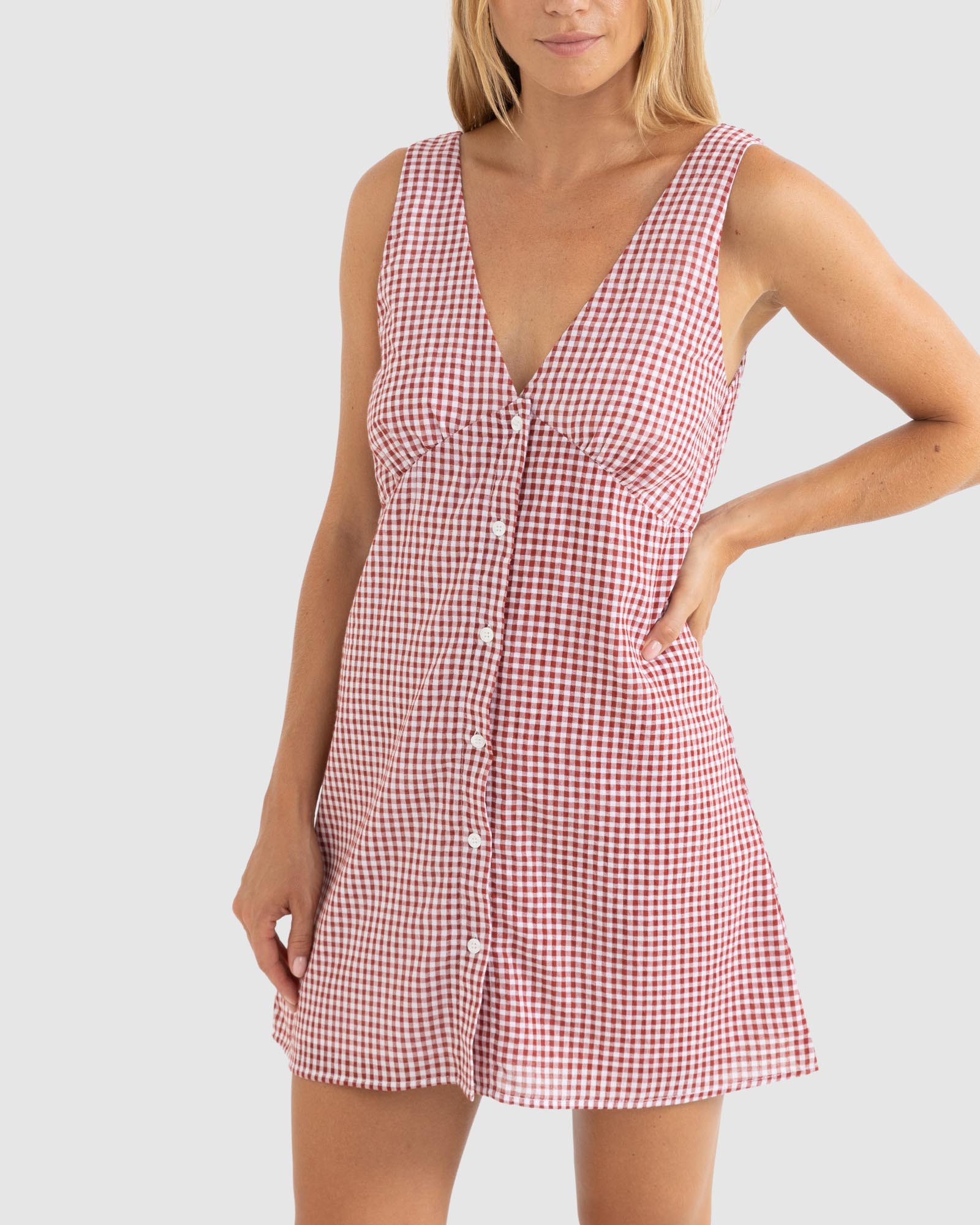 Lola Check Mini Dress