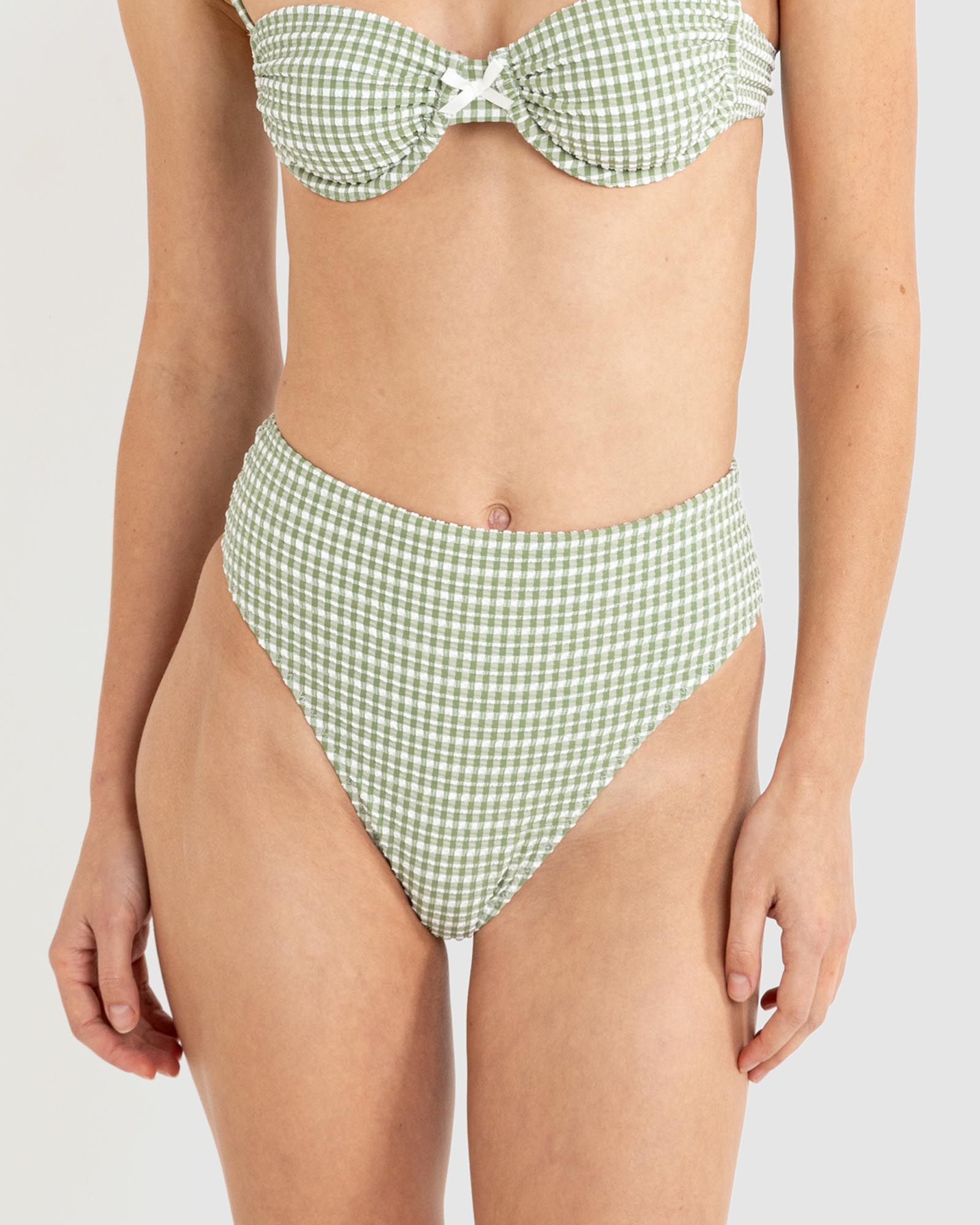 Lola Check Hi Waist Pants