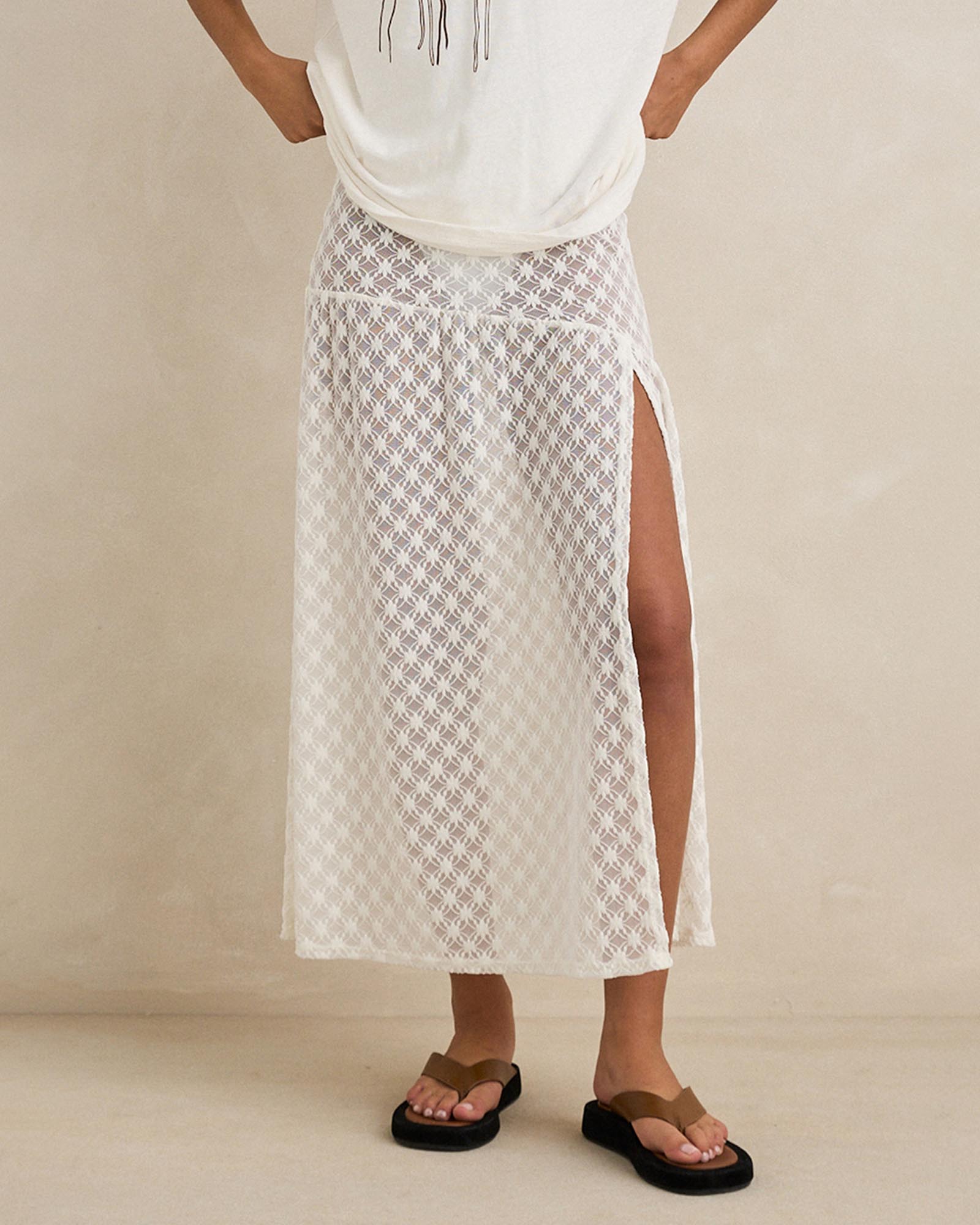 Gigi Lace Maxi Skirt