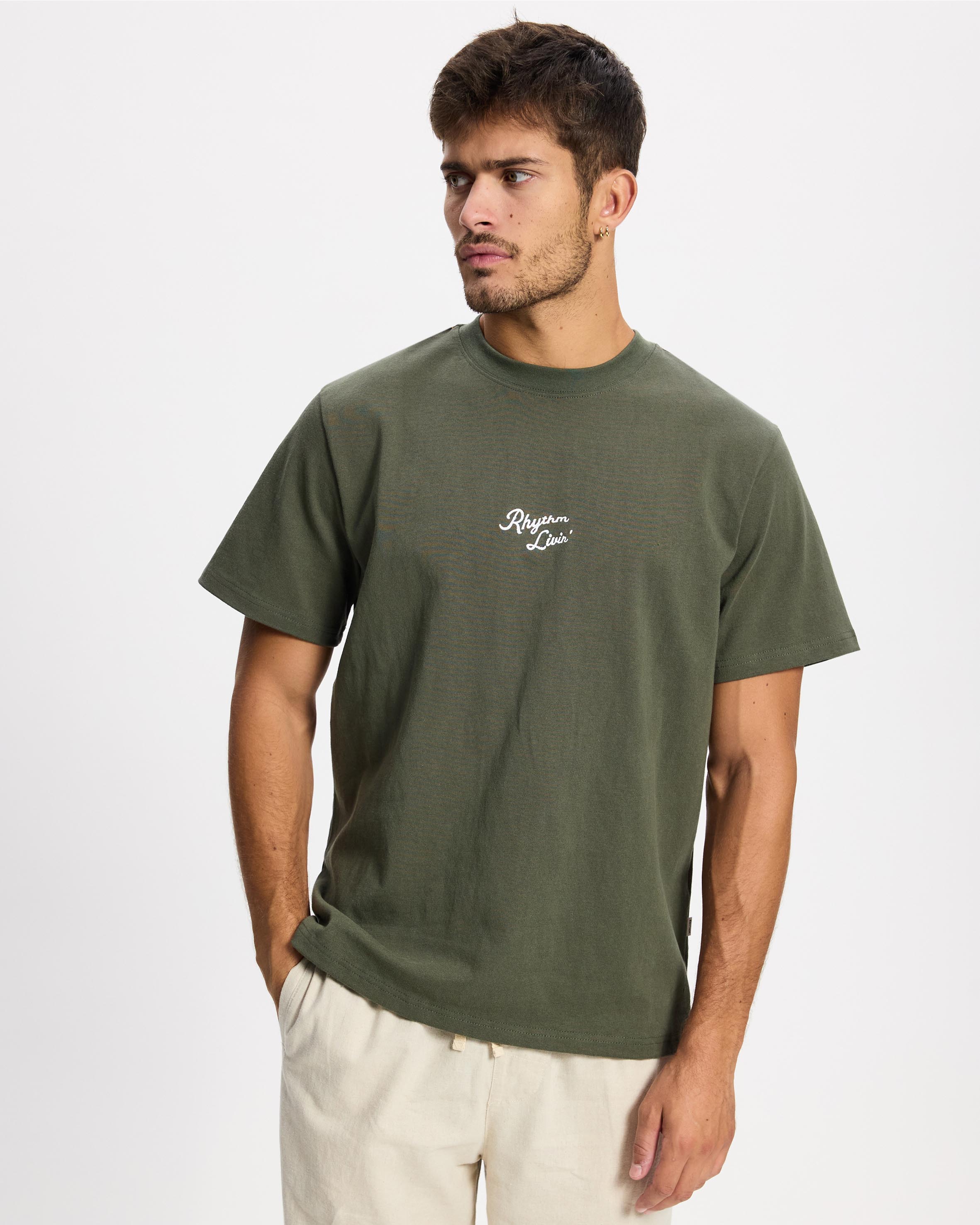 Heavy Vintage Embroidered SS T-Shirt