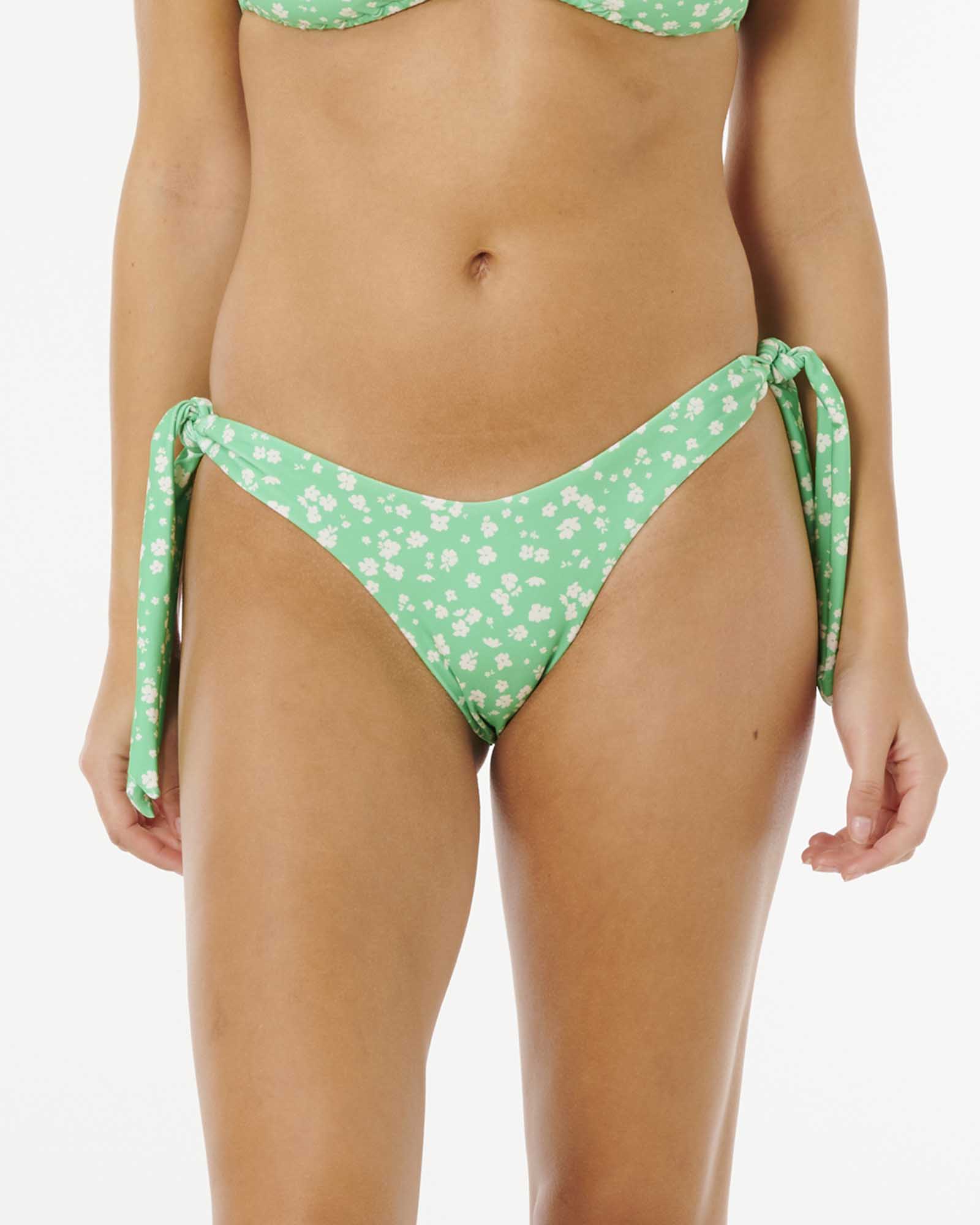 Surf Side Hi Leg Skimpy Coverage Bikini Bottom