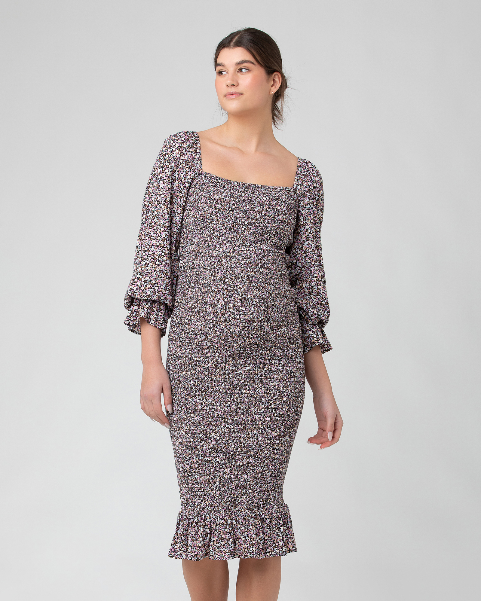Willow Shirred Dress