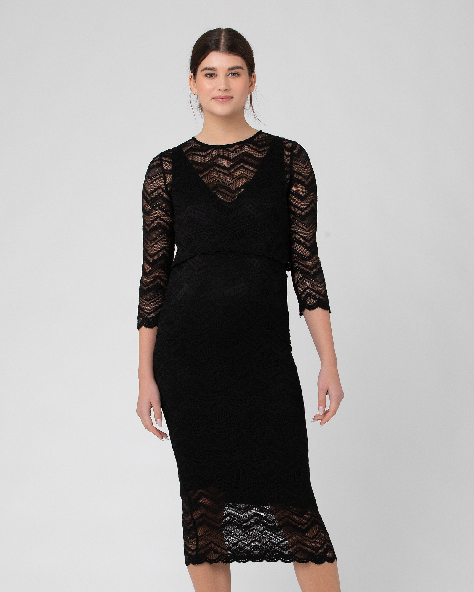 Eve Lace Nursing Dress