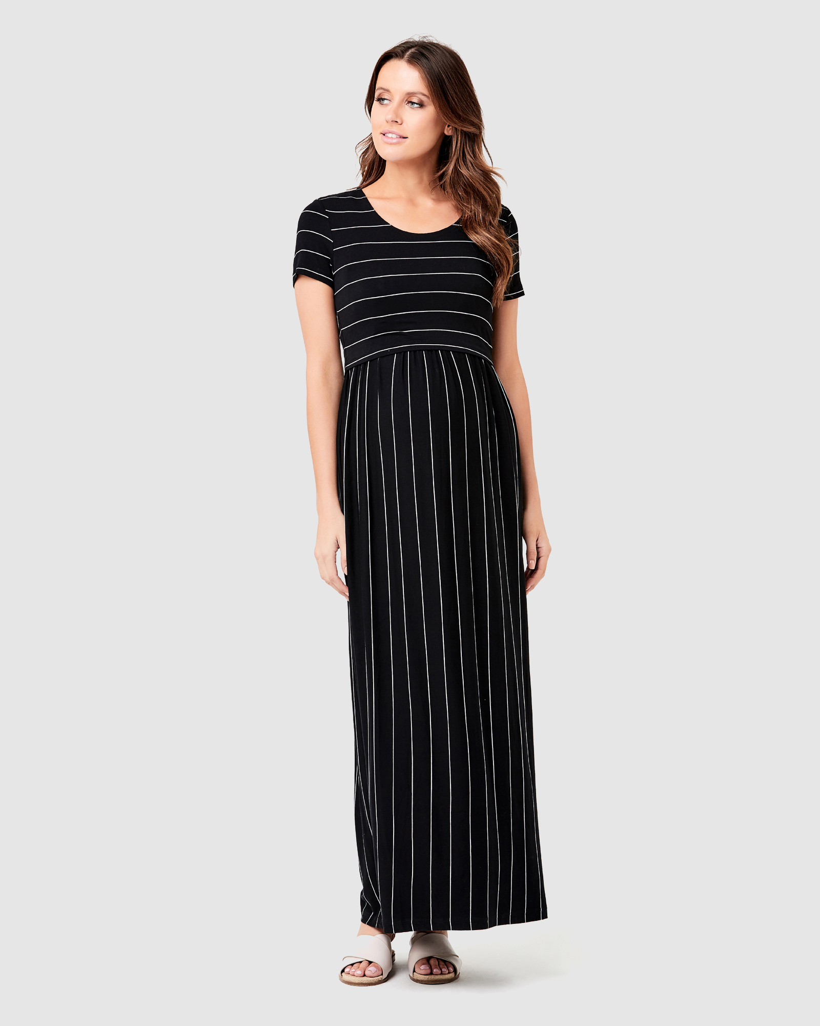 Maxi Crop Top Nursing Dress