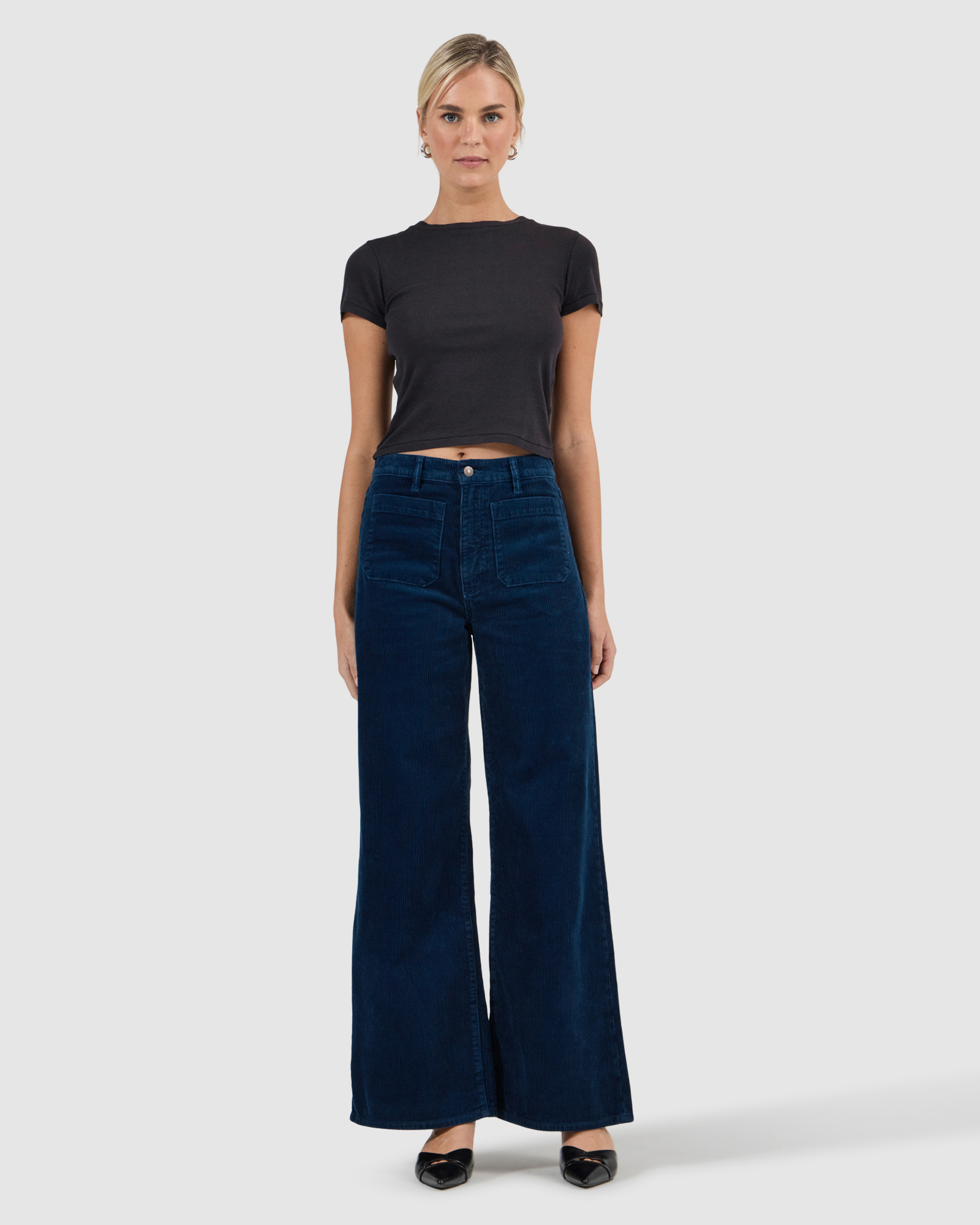 Relaxed Sailor Jean - Teal Cord