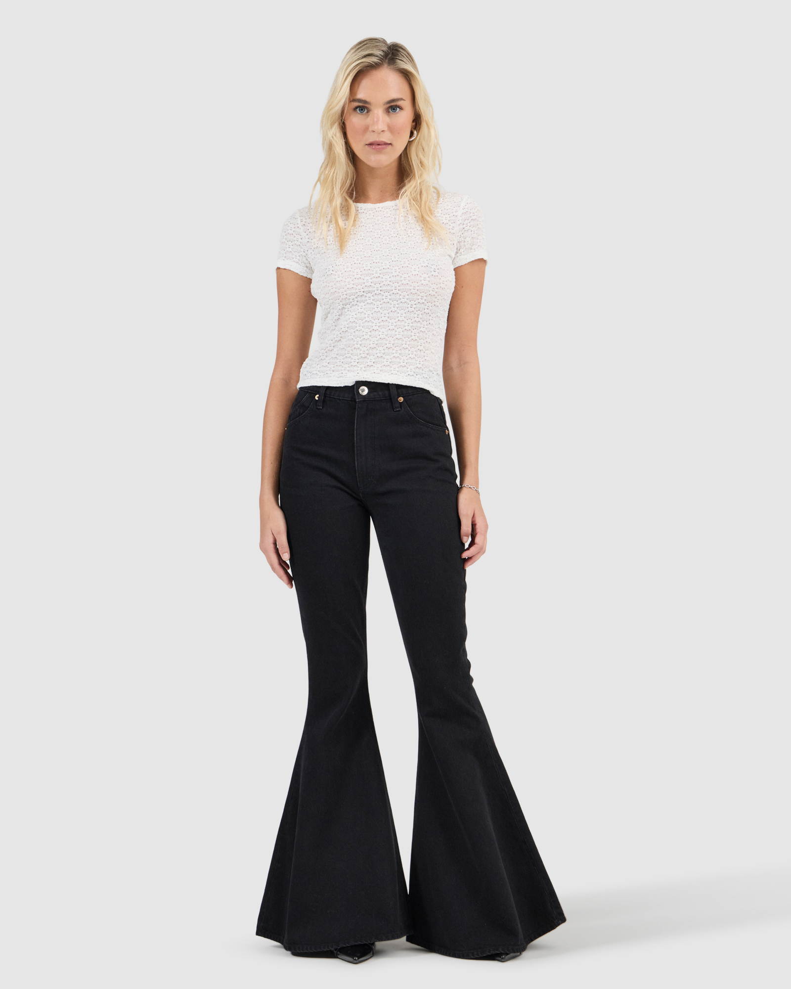Uptown Flare Jean - Noir