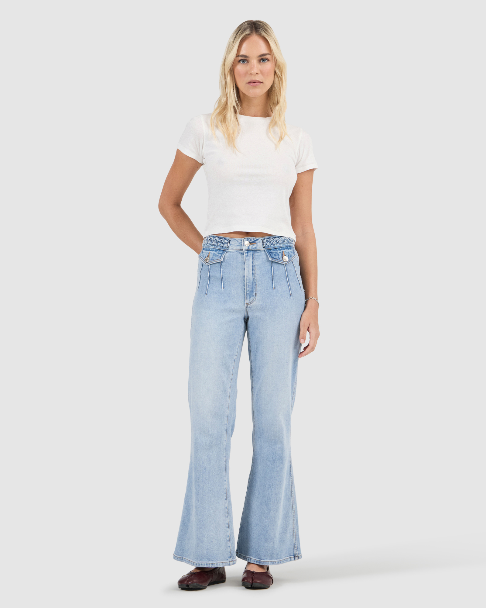 Eastcoast Flare Jean - Bowery Braid
