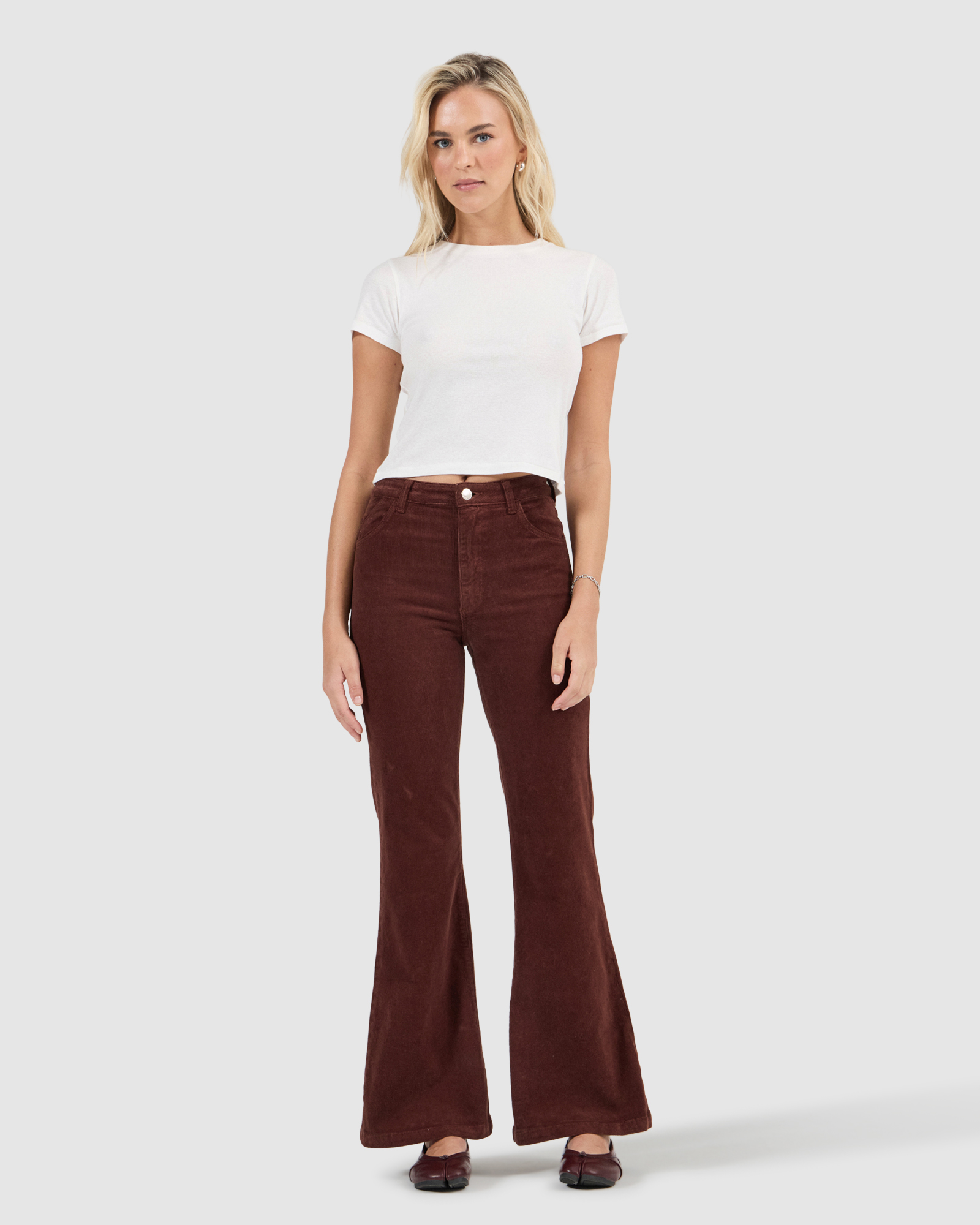 Eastcoast Flare Jean - Cognac Cord