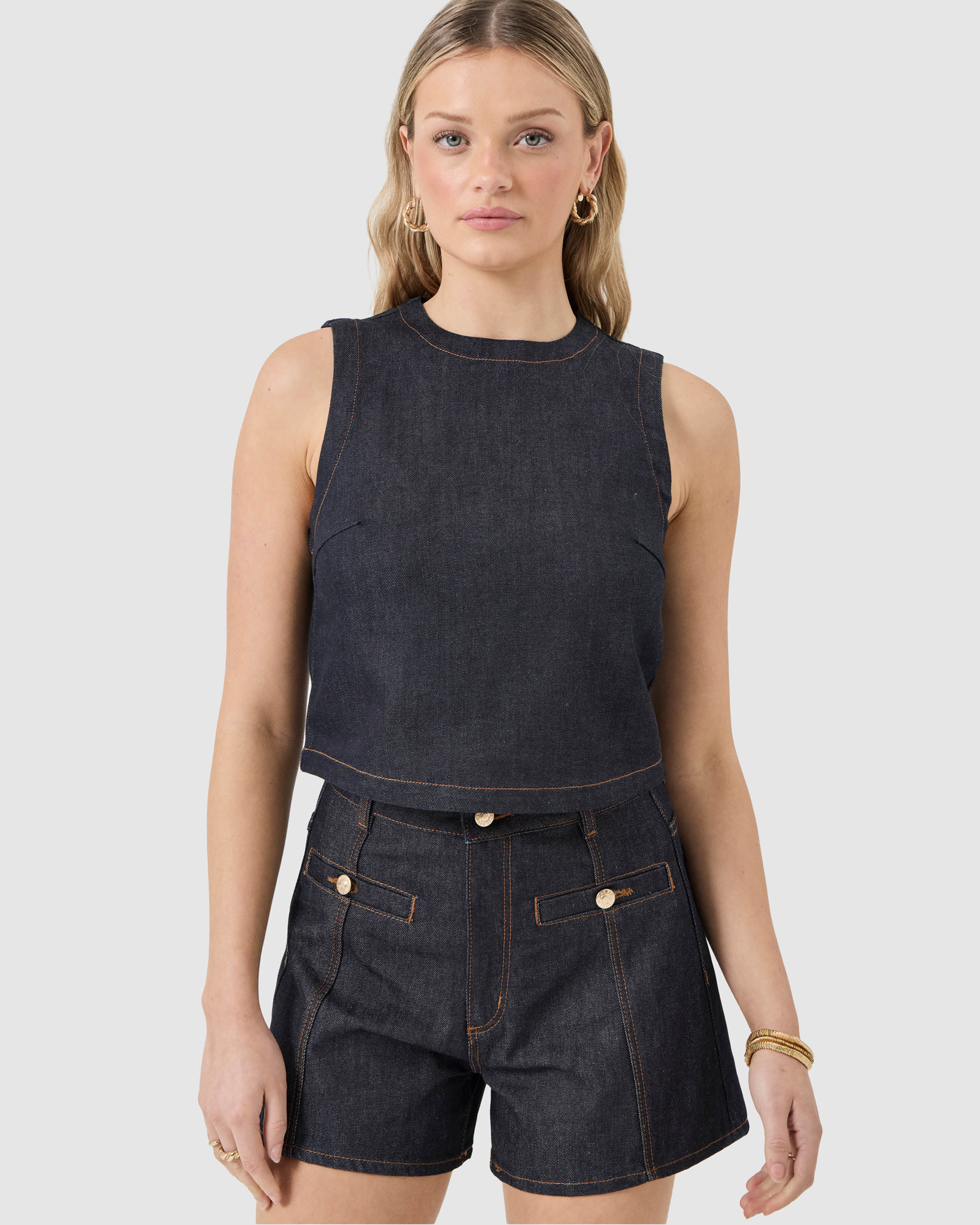 Shell Top - Madame Indigo