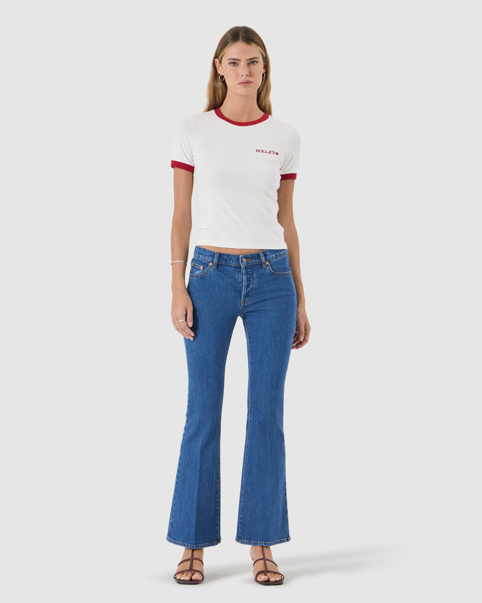 Downtown Flare Jean - Canyon Stone