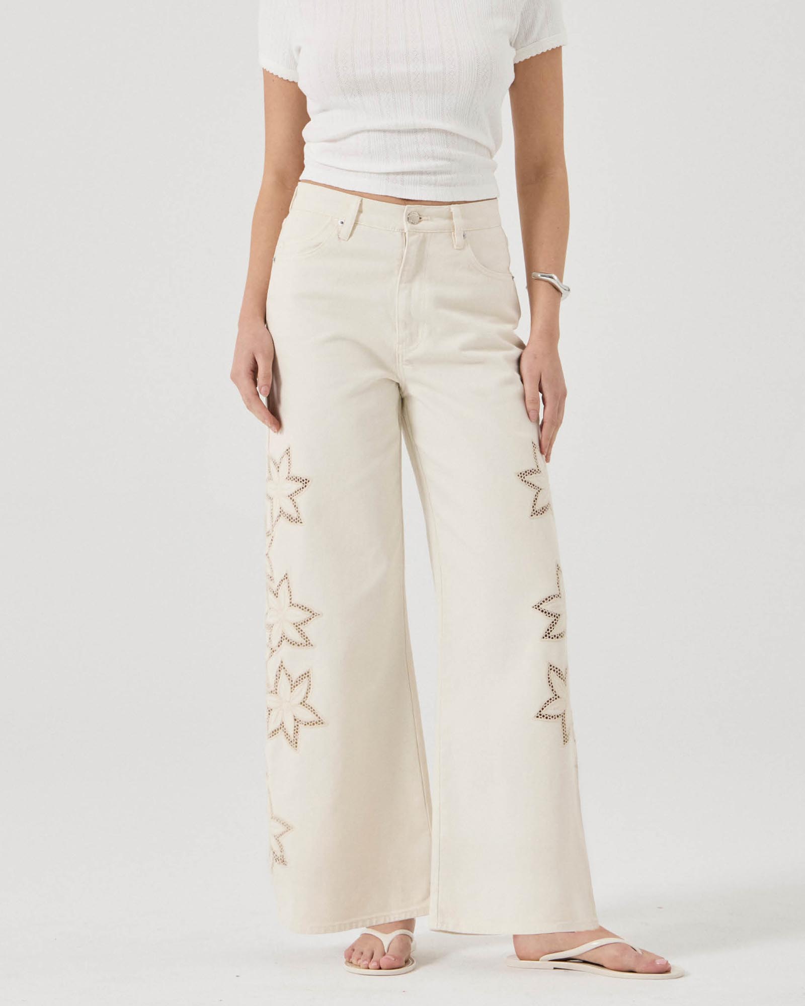 Relaxed Sailor Long In Bloom Pants