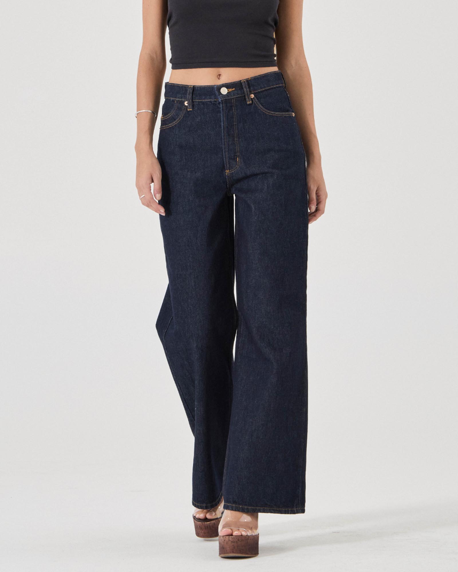 Relaxed Sailor Long Dark Jeans
