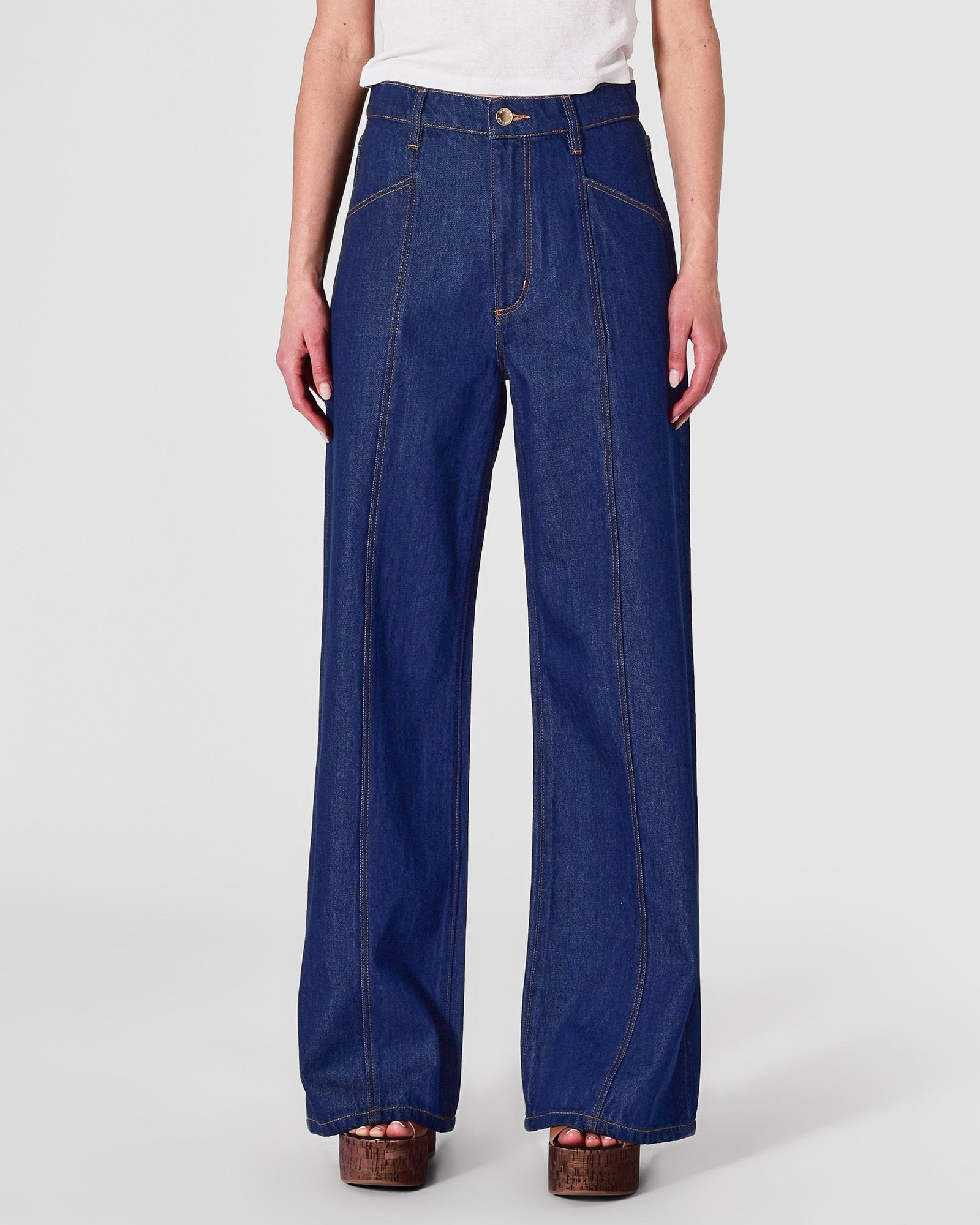Relaxed Sailor Long Deco Jeans