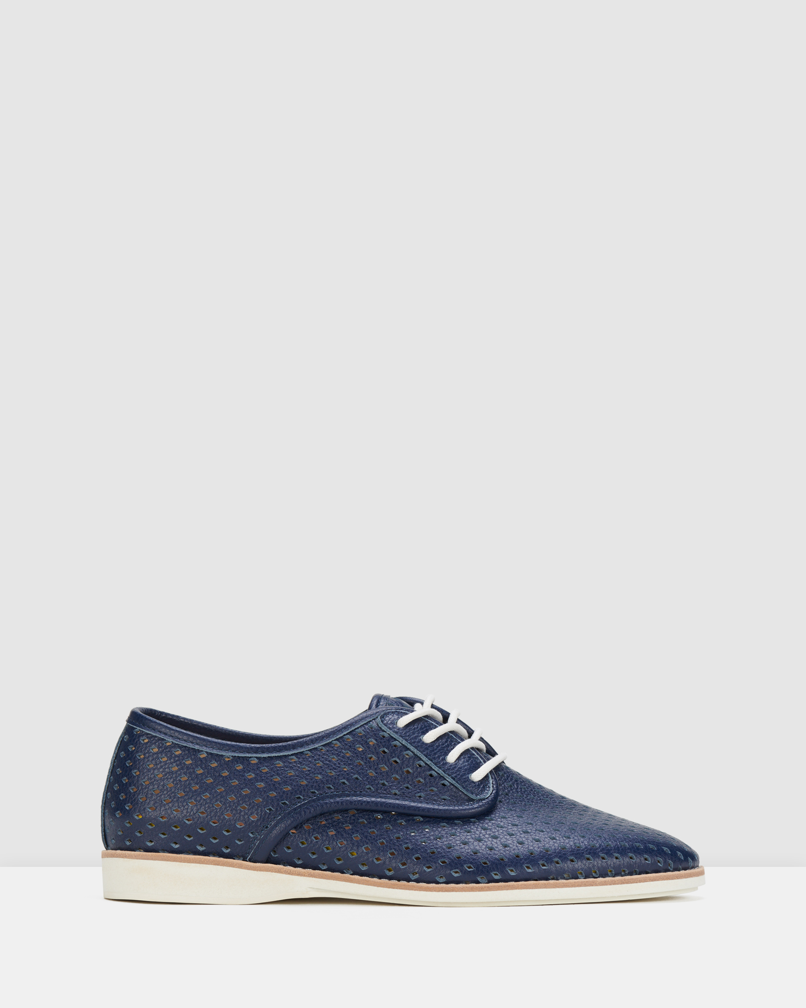 Derby Punch Overlay Shoe