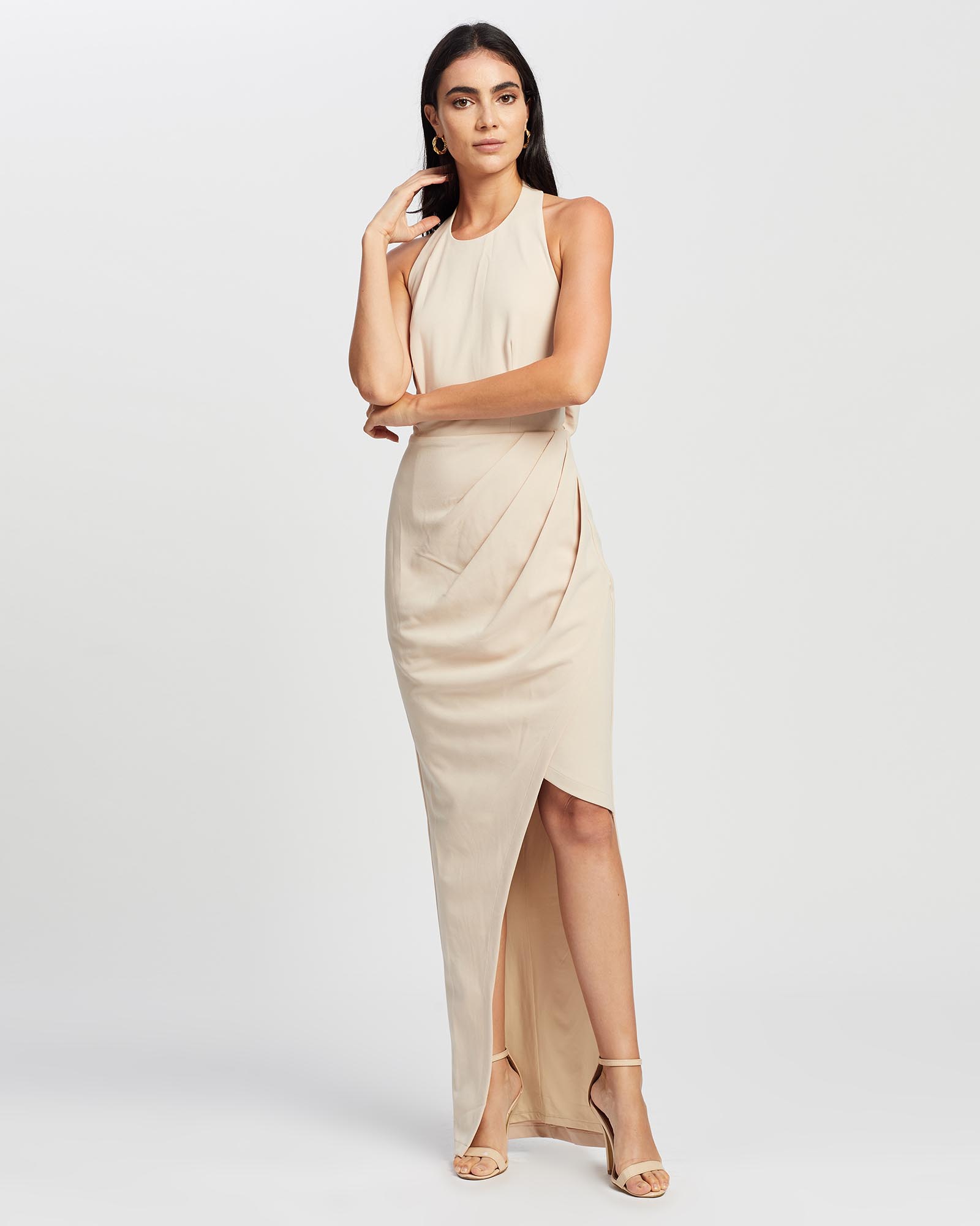 Isadora Halter Maxi Dress