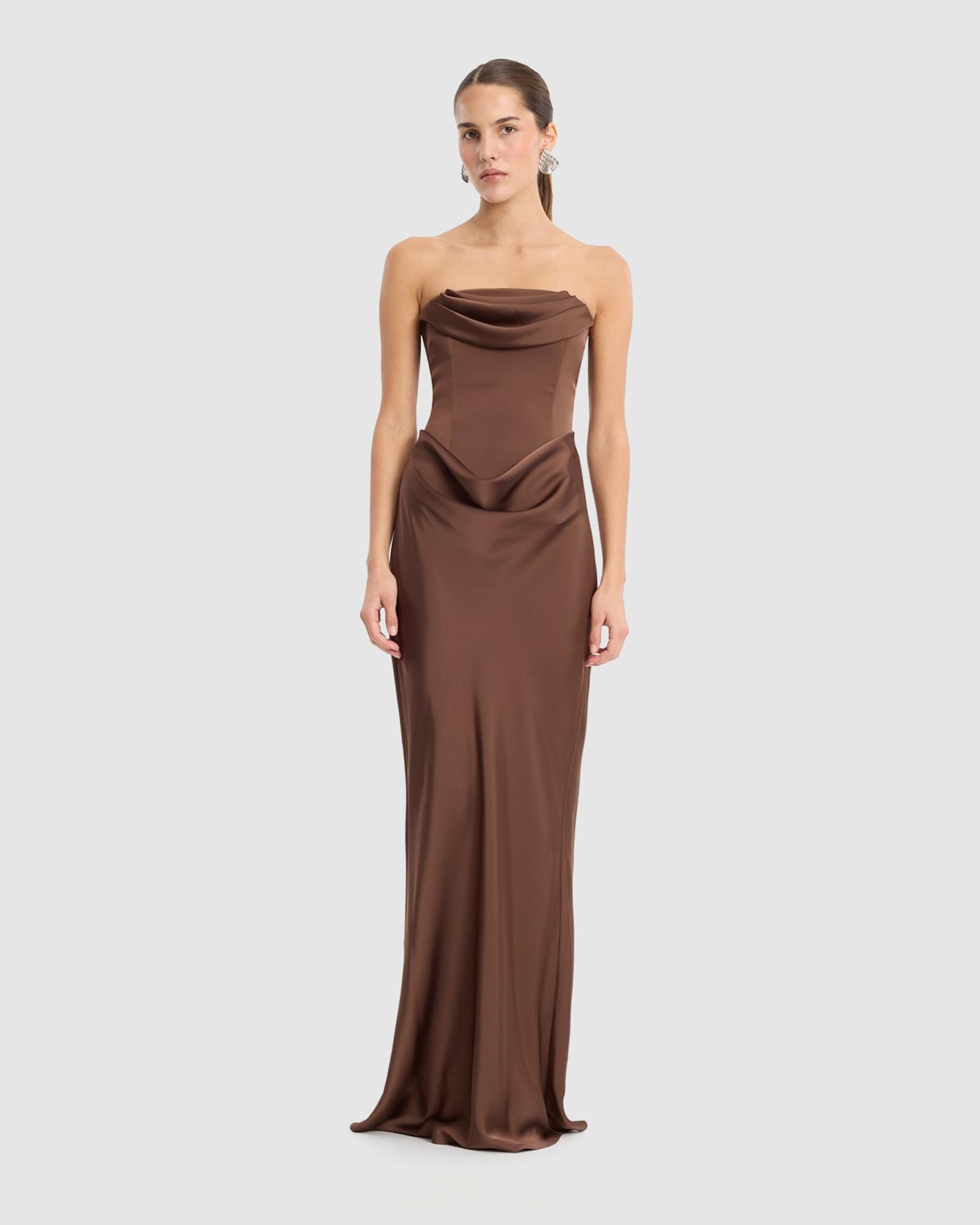 Corsage Long Dress