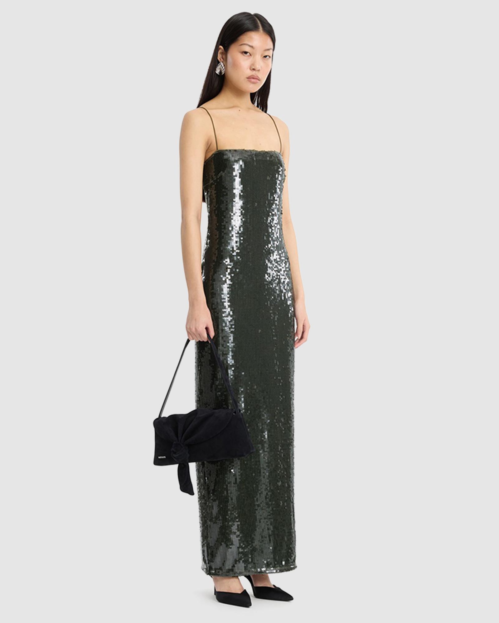 Sequins Maxi Slip Dress