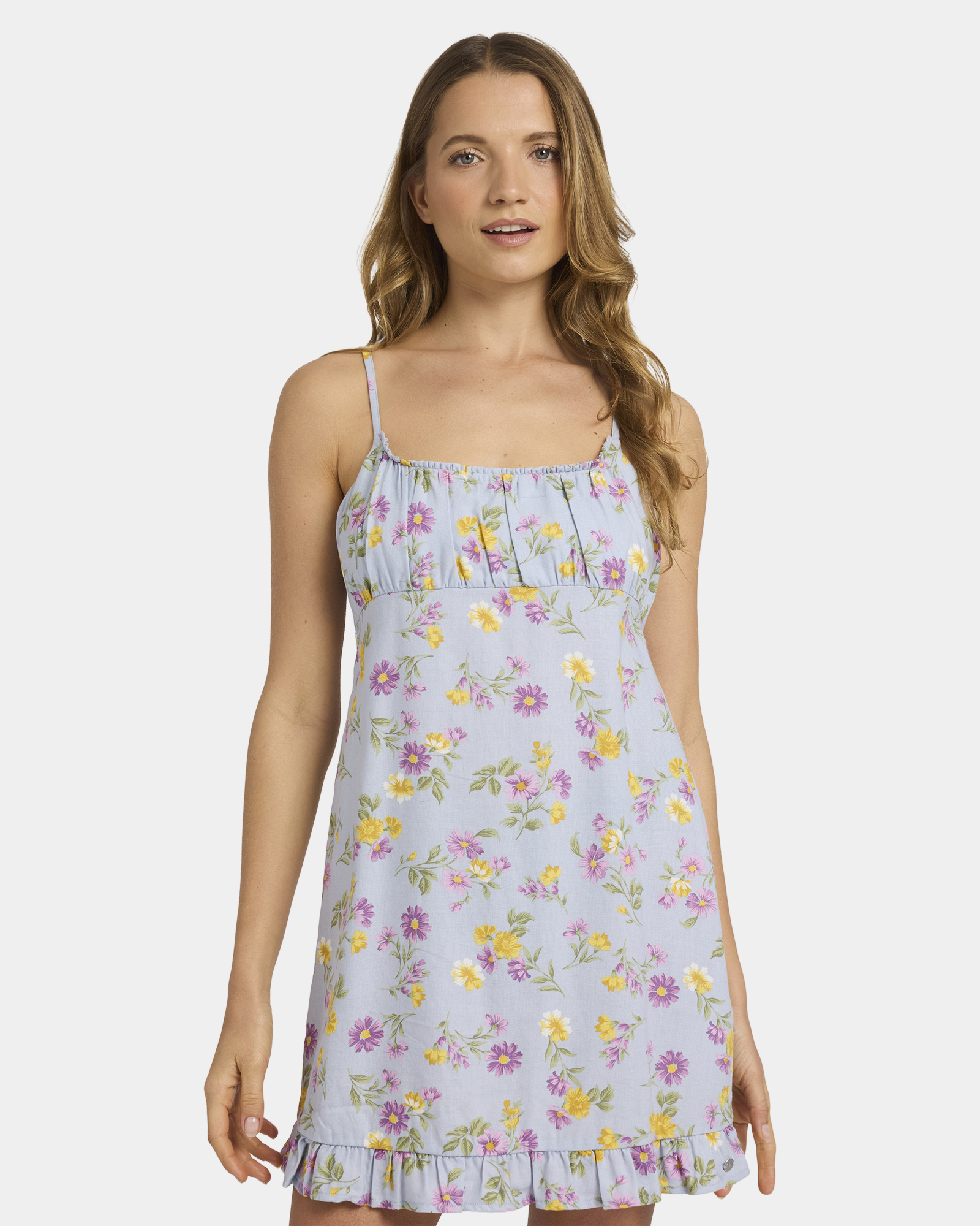 Womens Wild Flower Mini Dress