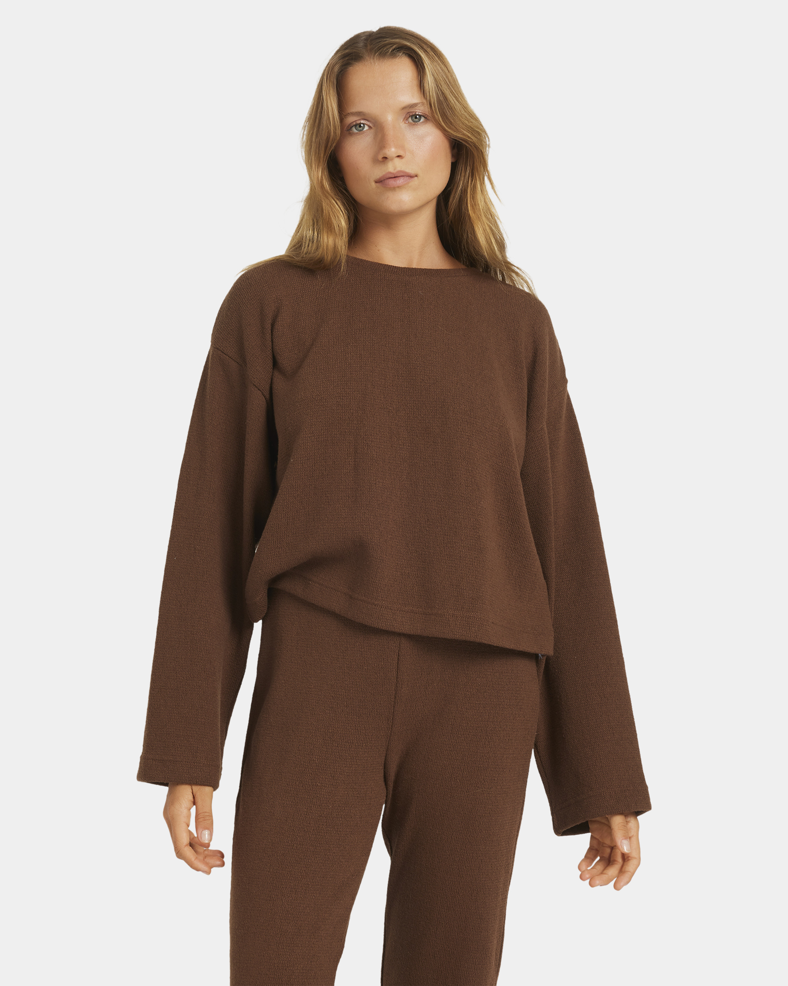 Womens Stay Cozy Long Sleeve T-Shirt