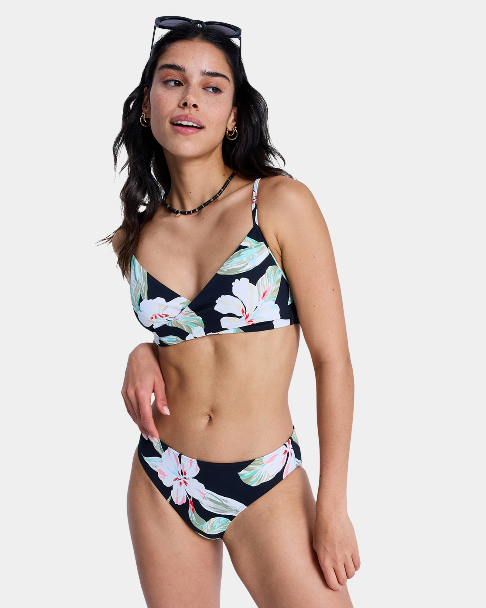 Womens Printed Essentials Hipster Bikini Bottom