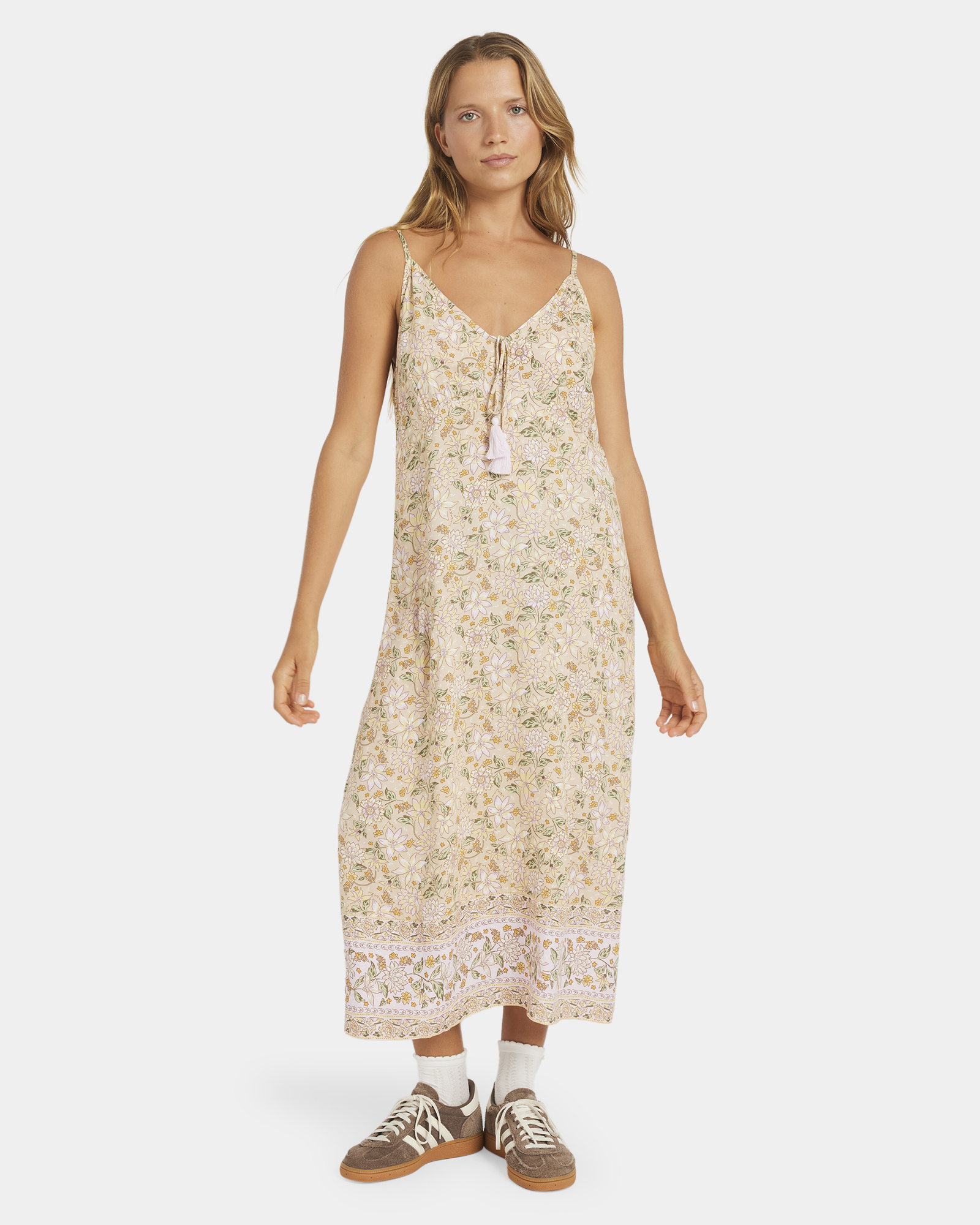 Womens Garland Midi Dress
