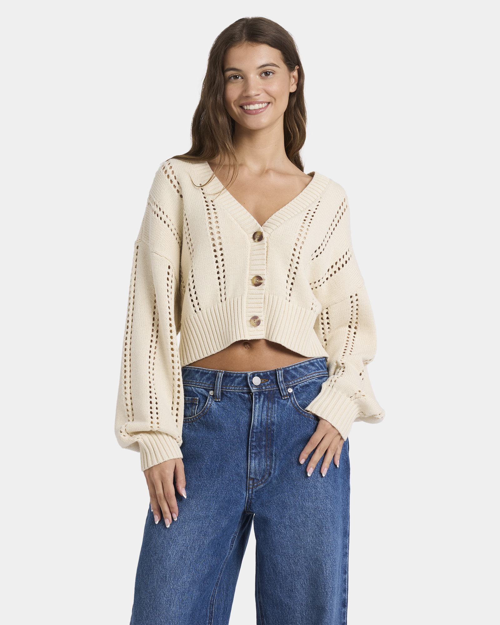 Womens Sunlaced Cardigan
