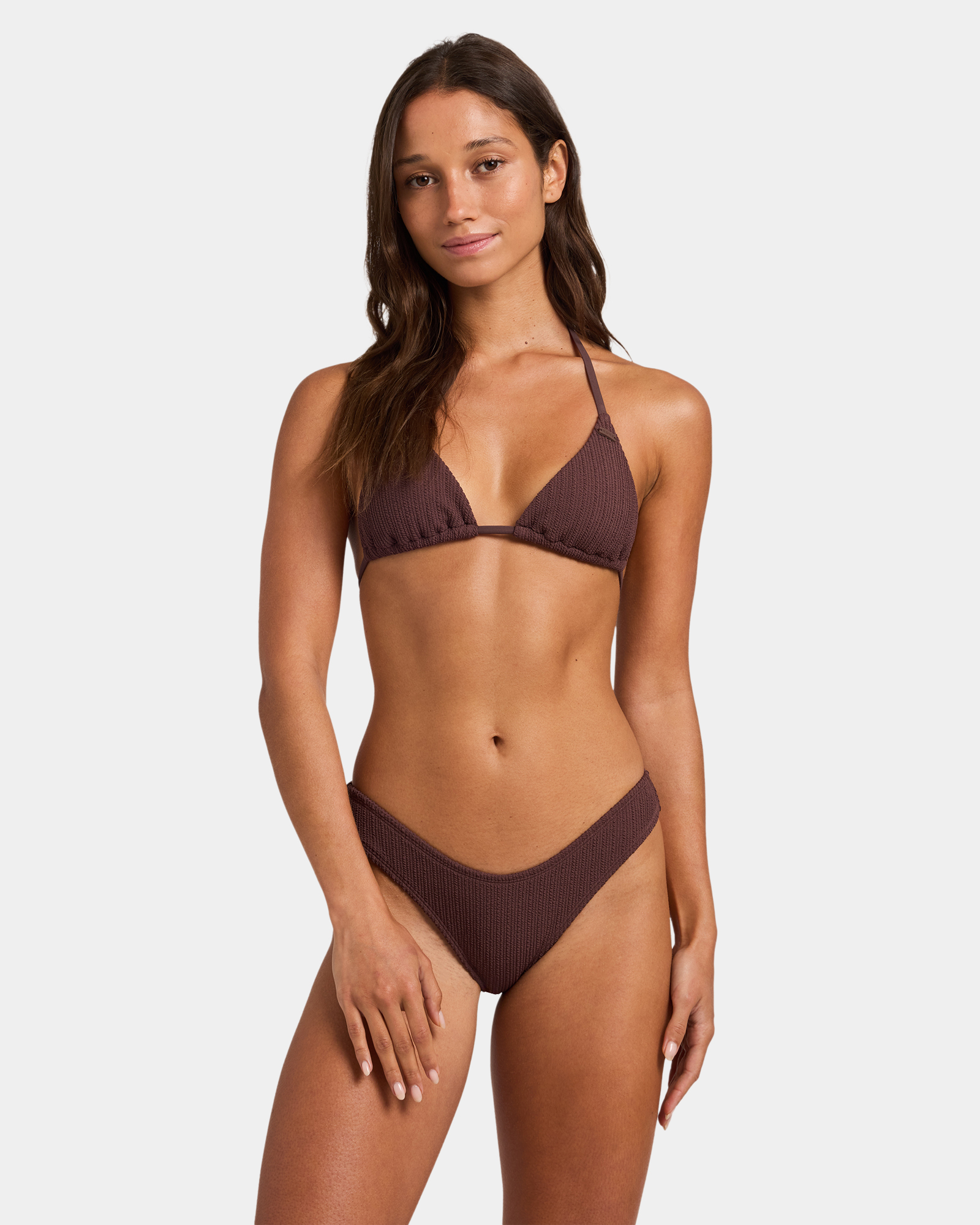 Womens Aruba High Leg Cheeky Bikini Bottom