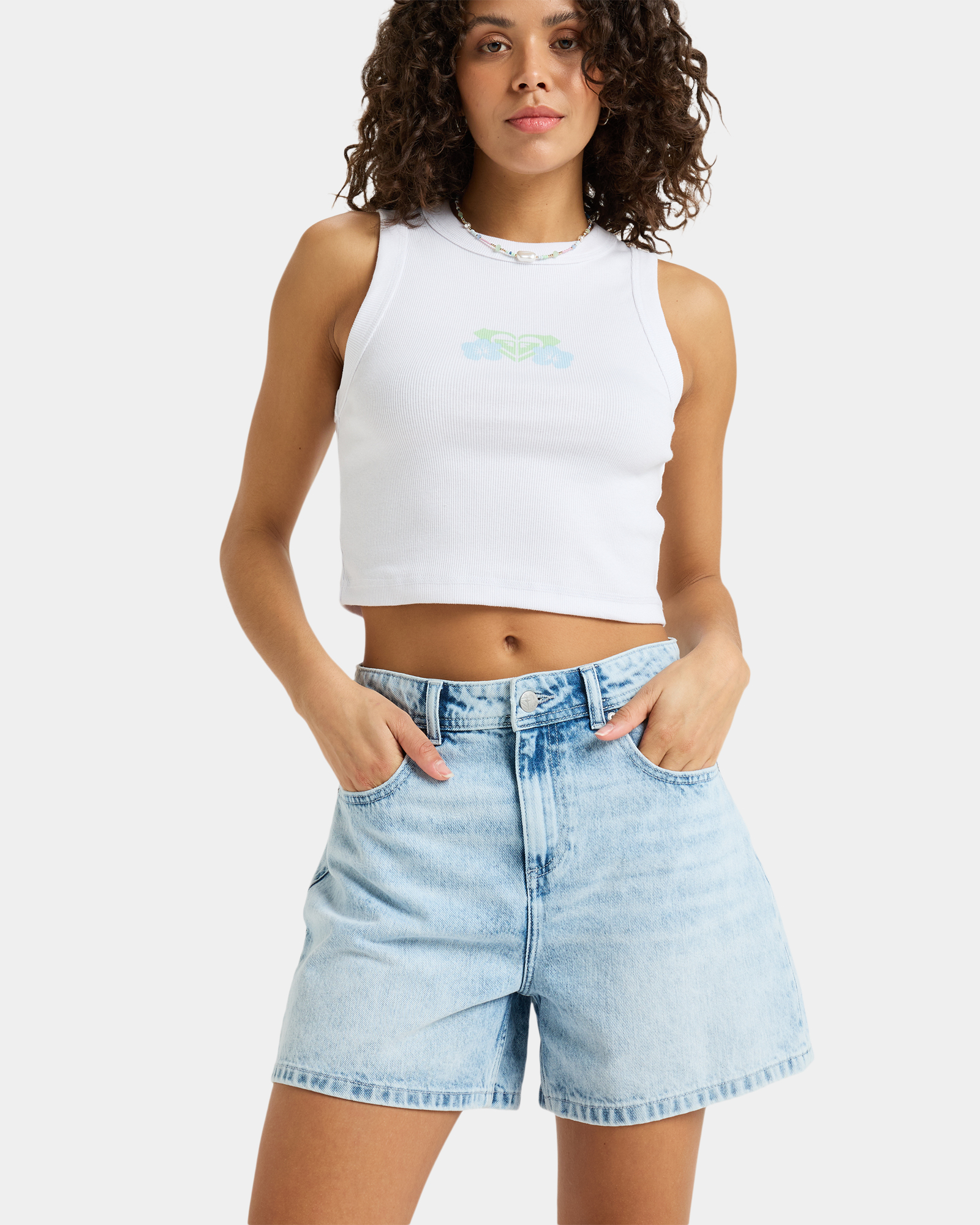 Womens Morning Splend Denim Shorts