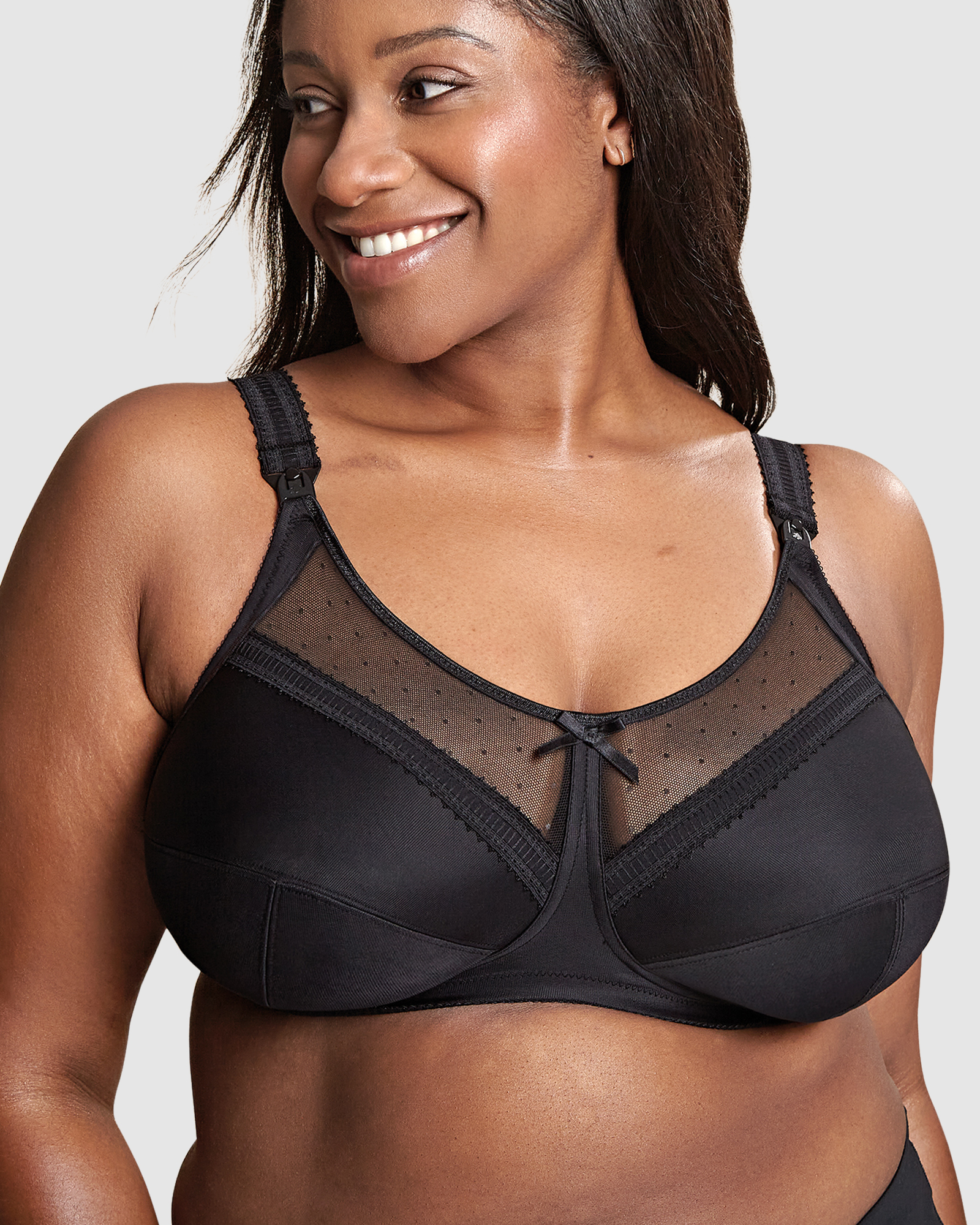 Charlotte Supportive Cotton-Lined Full Bust Nursing Bra
