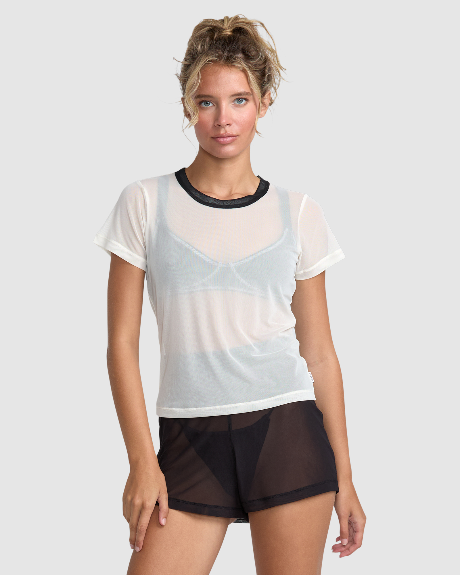 Womens Aren Mesh Baby T-Shirt