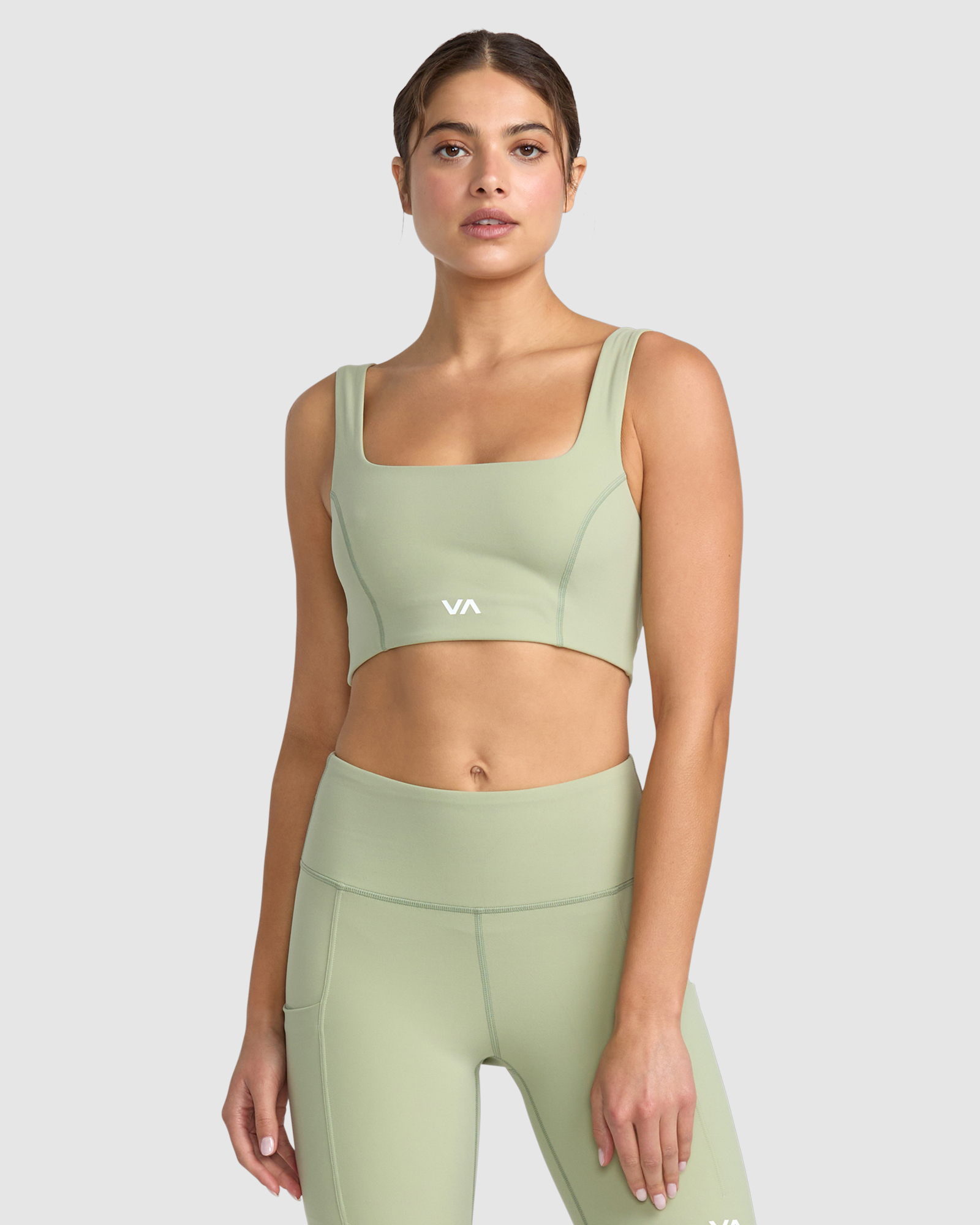 Womens VA Square Neck Sports Bra