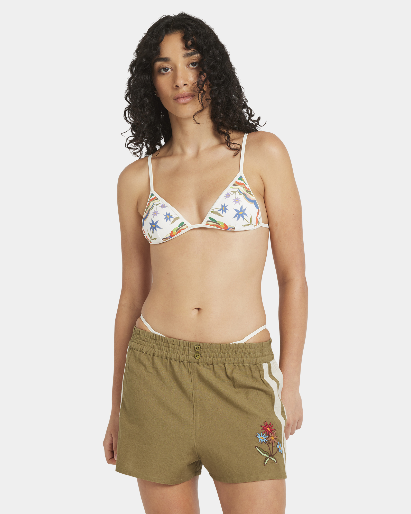 Womens Mel G Elastic Waist Shorts