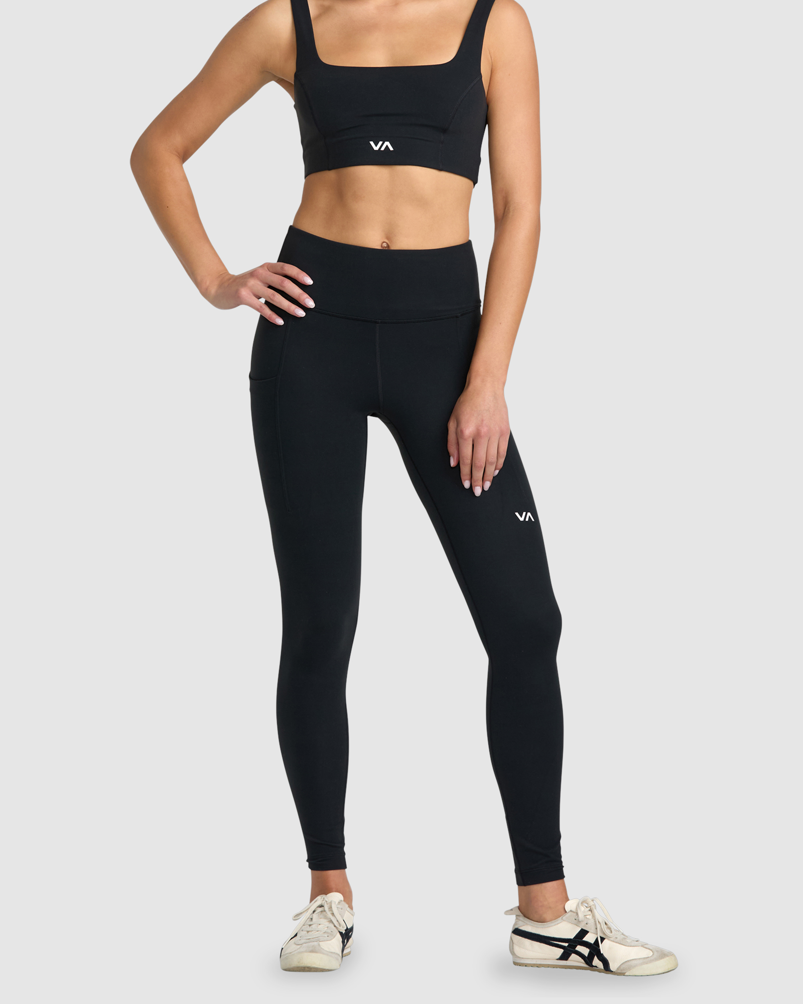 Womens VA Square Neck Sports Bra
