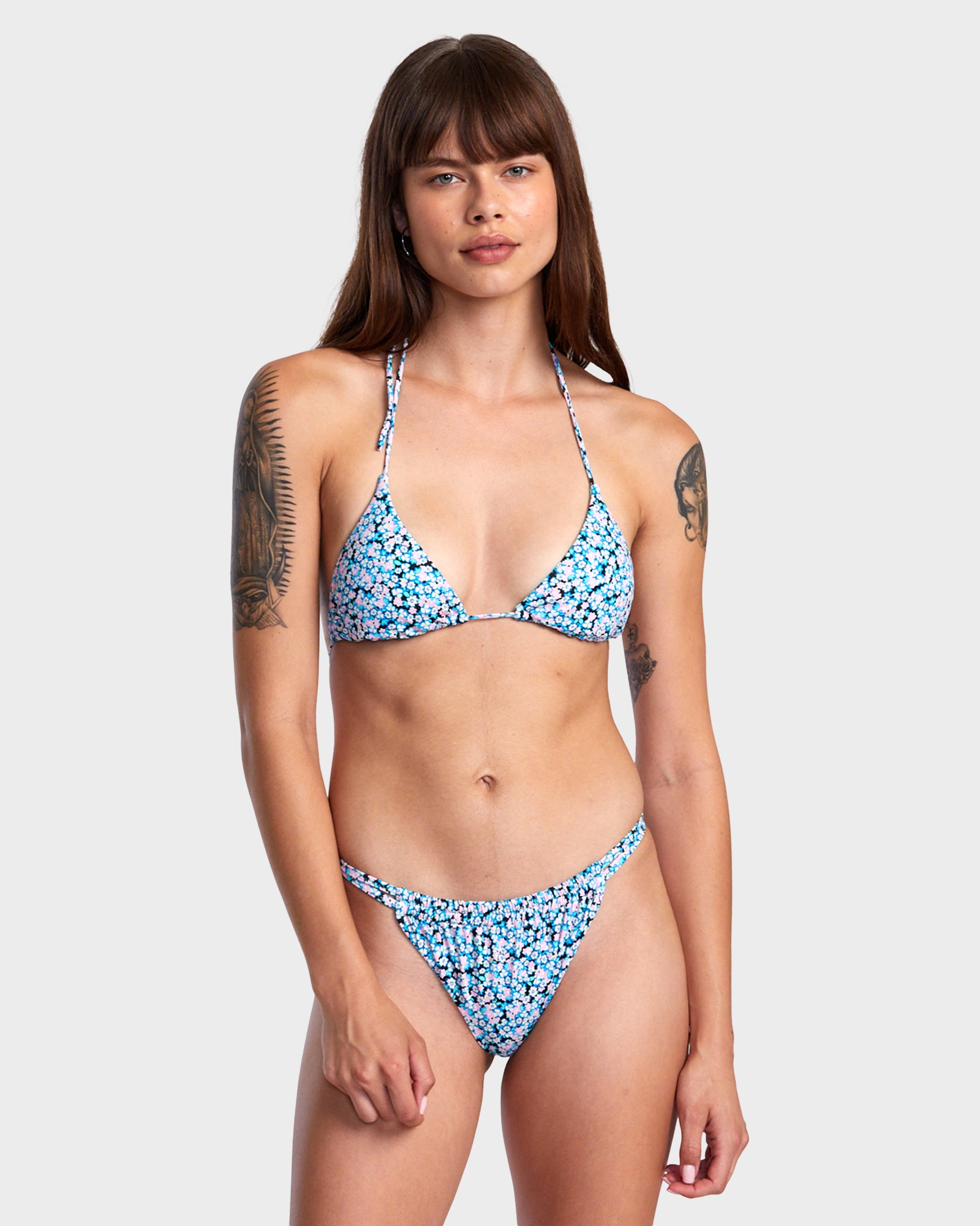Sprinkles Halter Triangle Bikini Top
