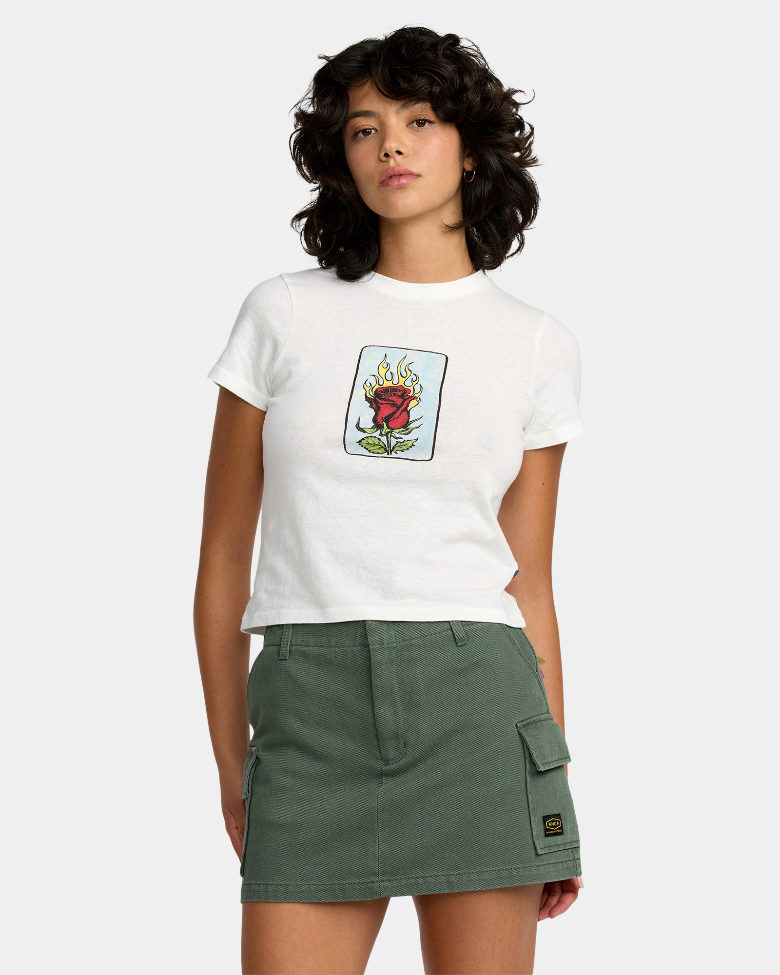 Womens Dayshift Mini Skirt