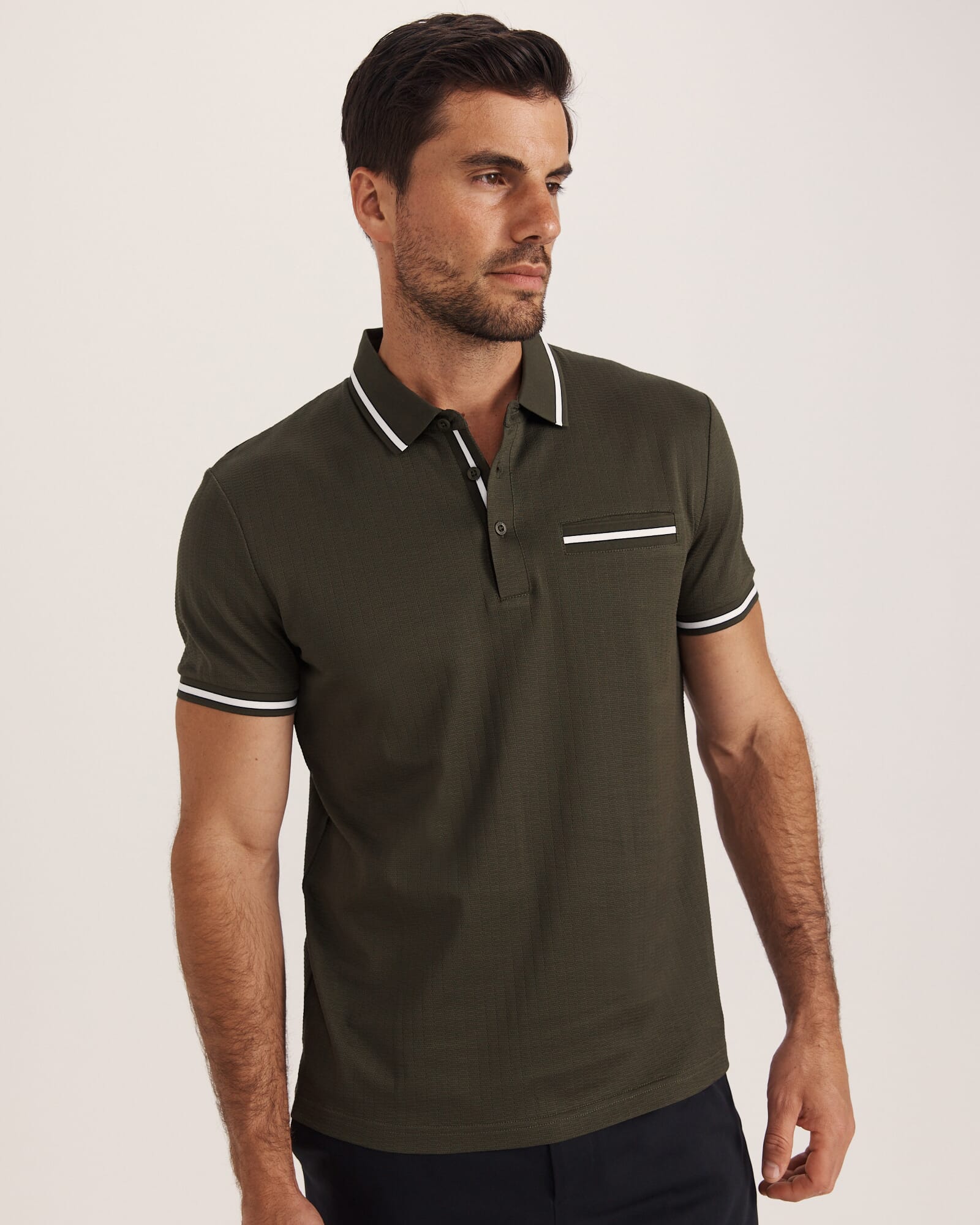 Ted Textured Cotton Polo