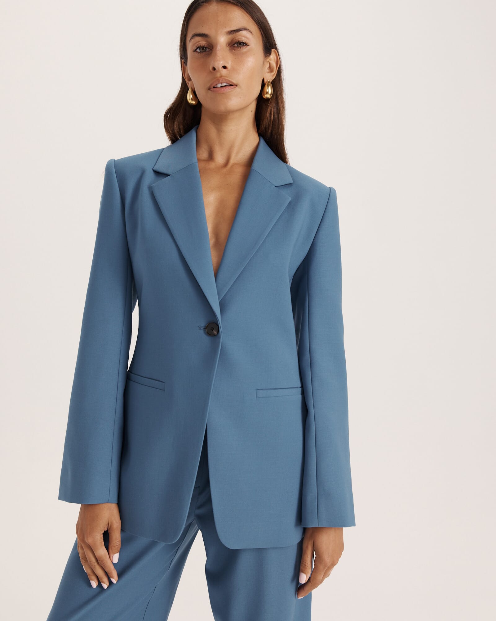 Celeste Wool Contoured Blazer