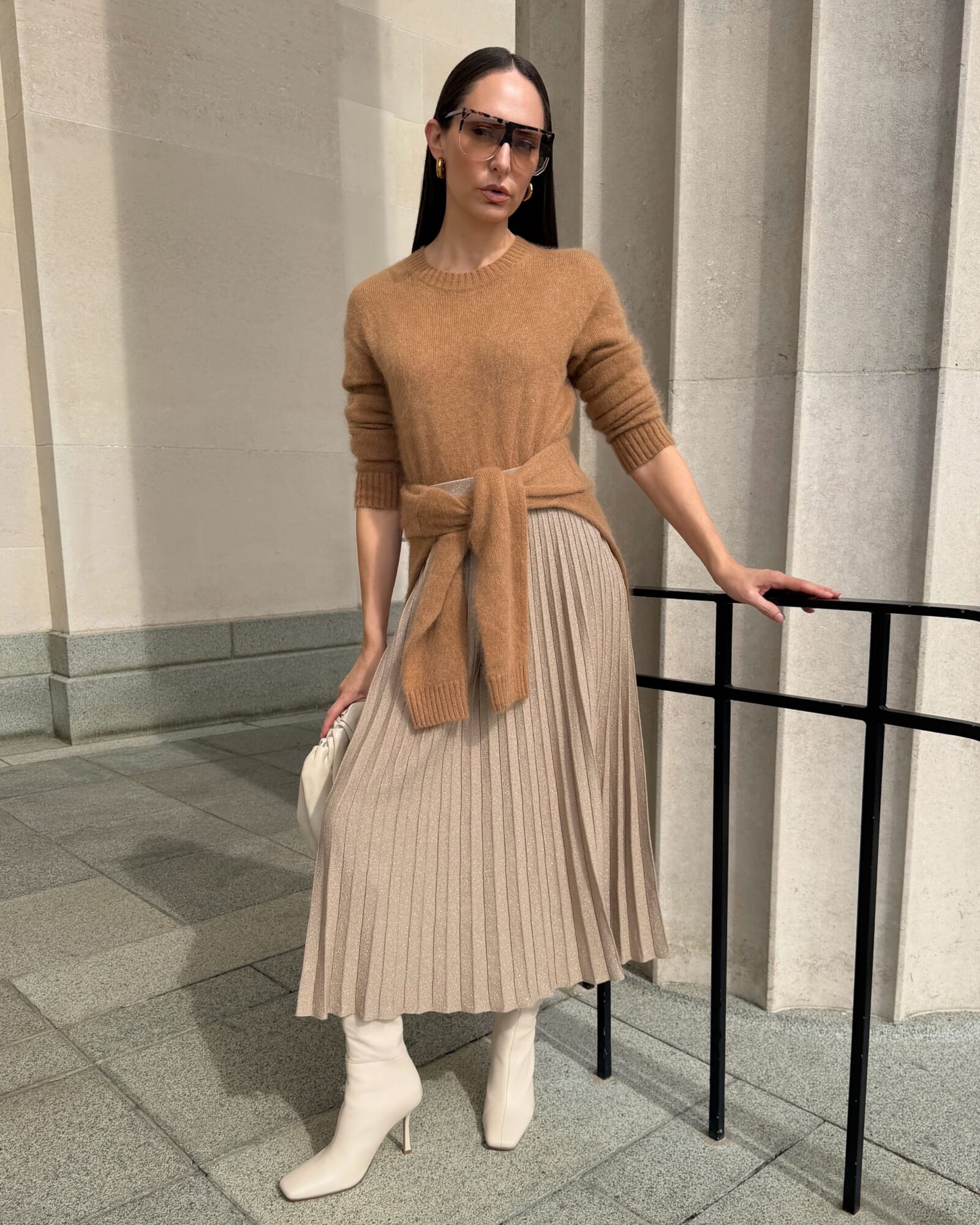 Mariya Sparkling Knit Skirt