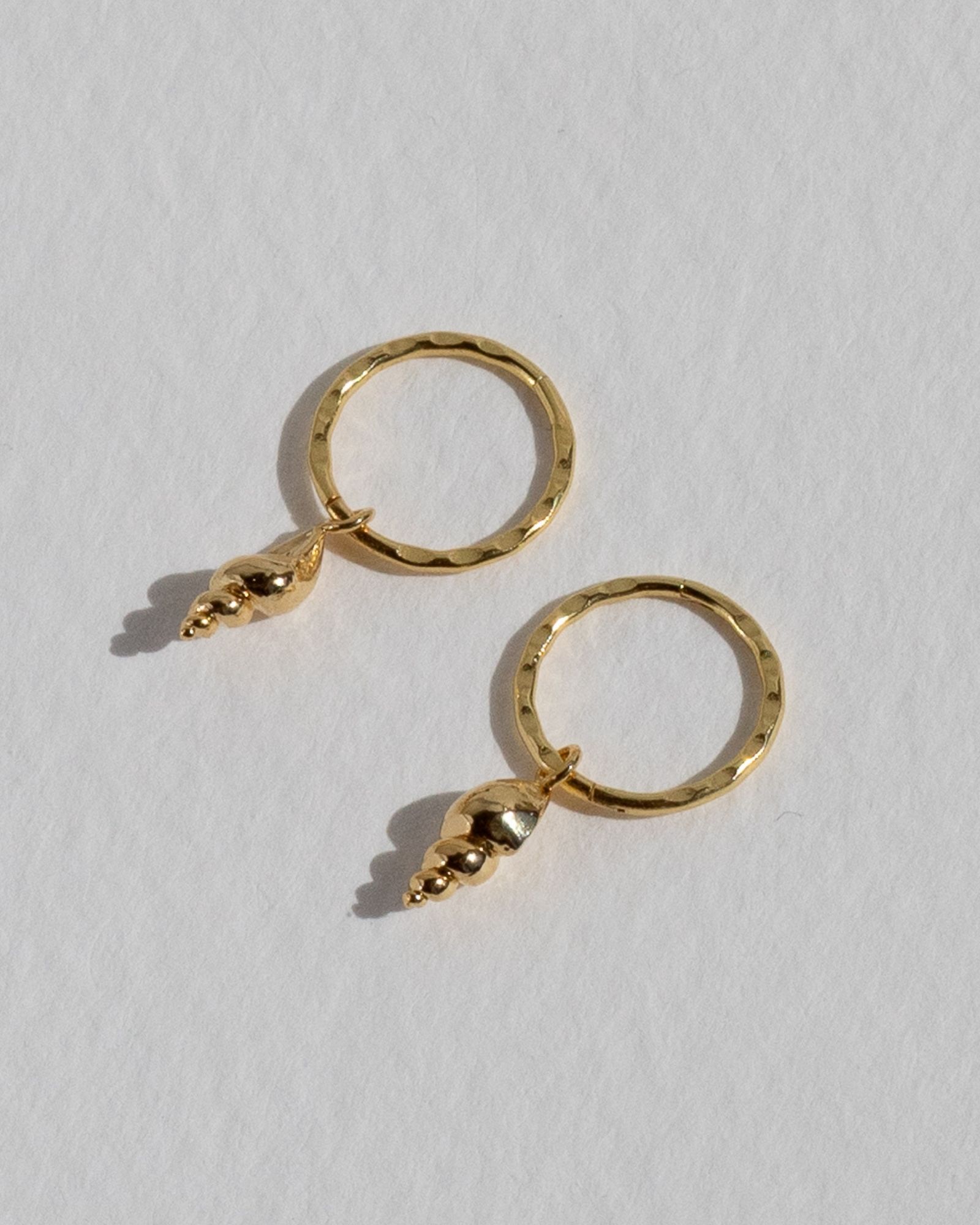 Conch Shell Mini Hoops - Gold - ICONIC EXCLUSIVE