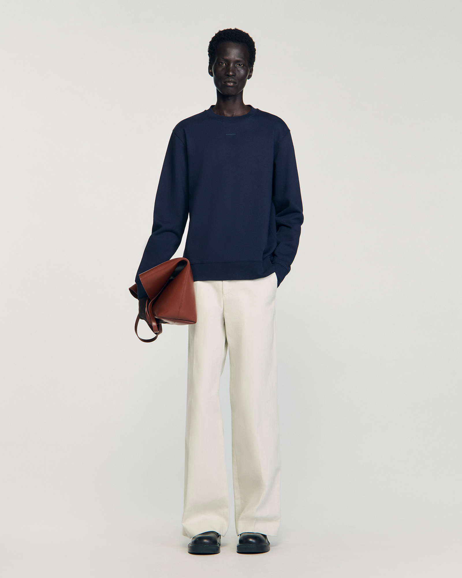 Rubber Sandro Crewneck Sweatshirt