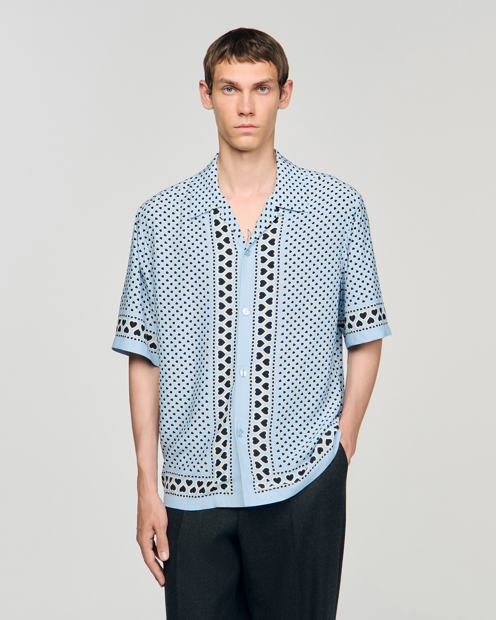 All Over Coeur Mc Shirt