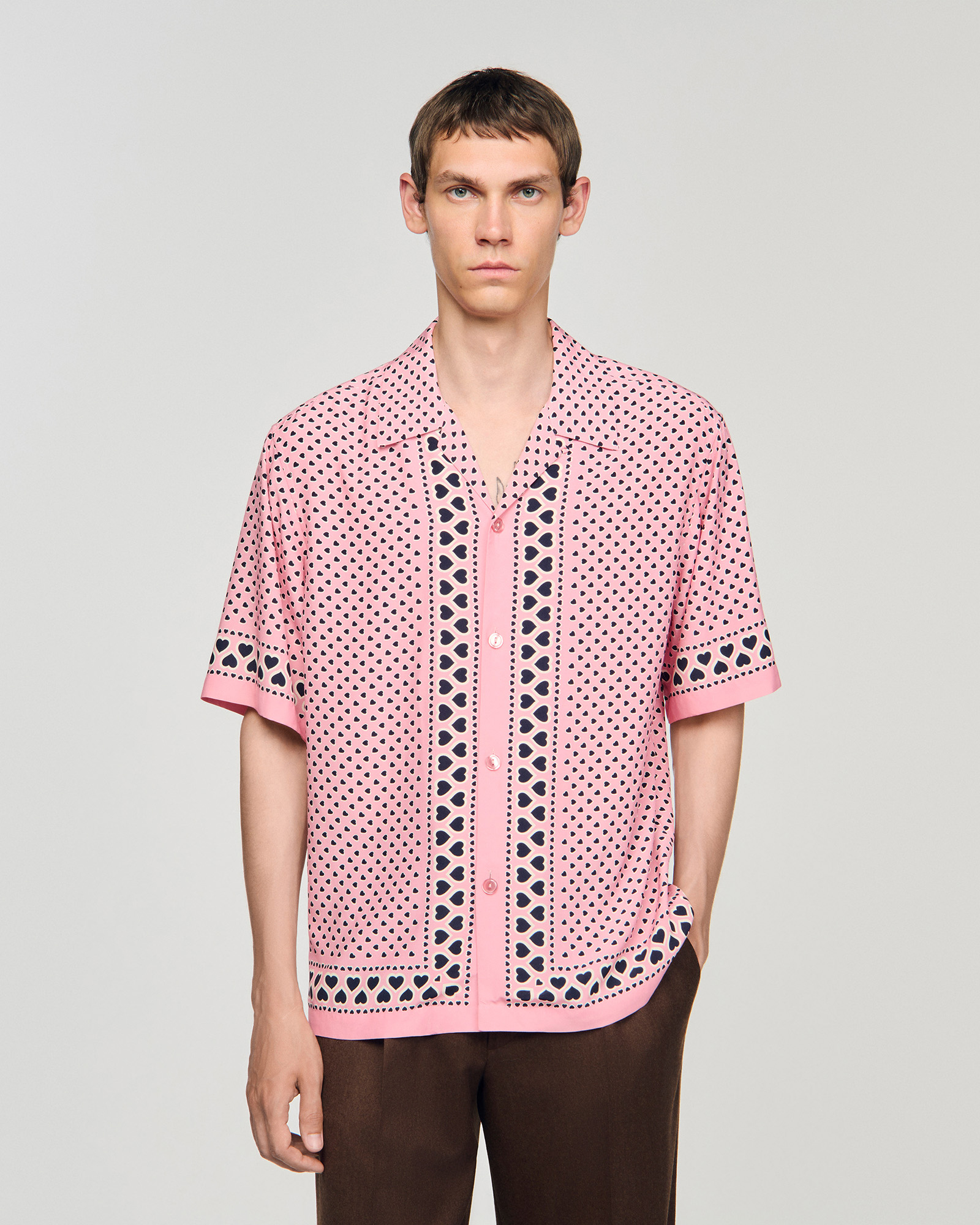 All Over Coeur Mc Shirt