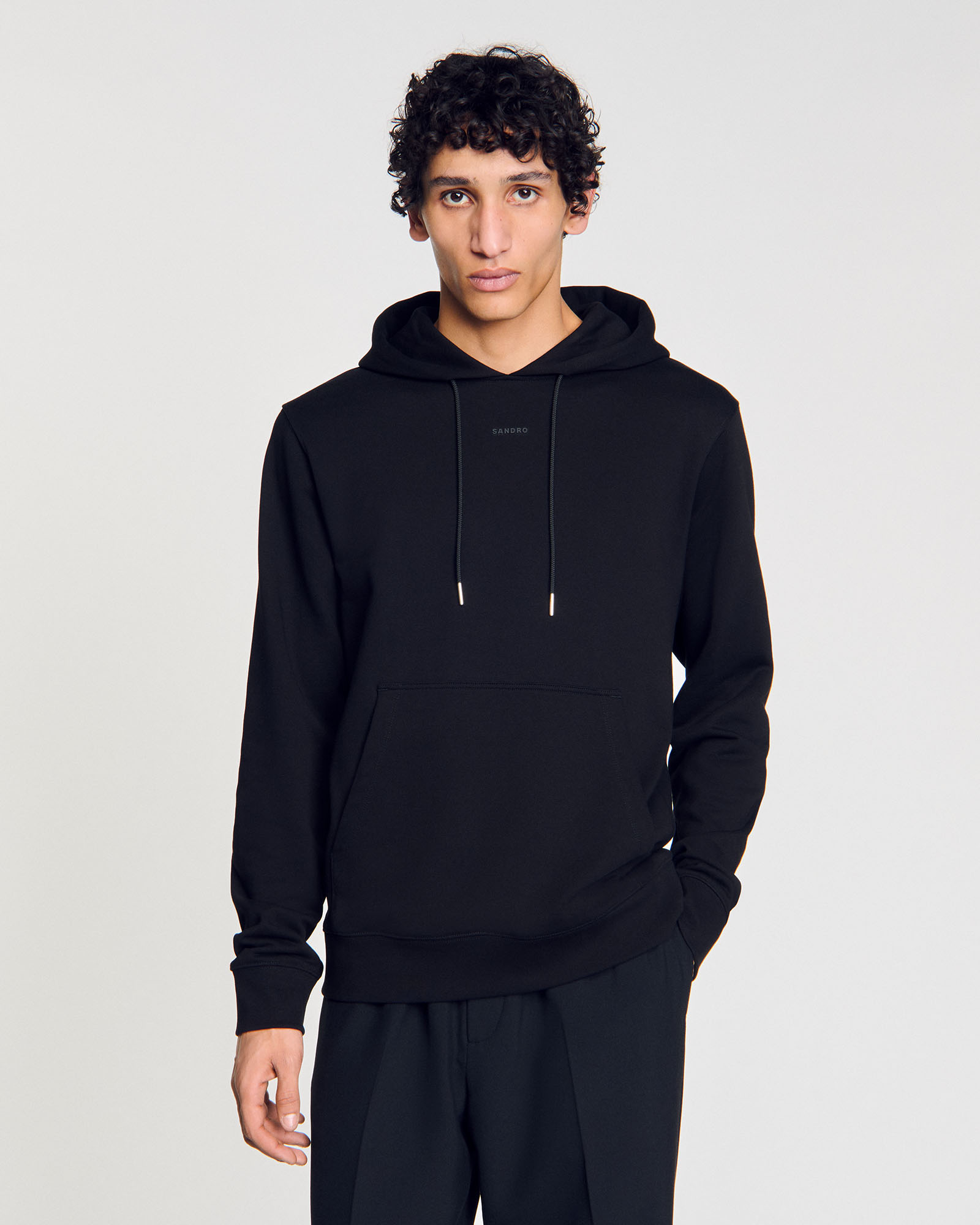 Rubber Sandro Hoodie Sweatshirt