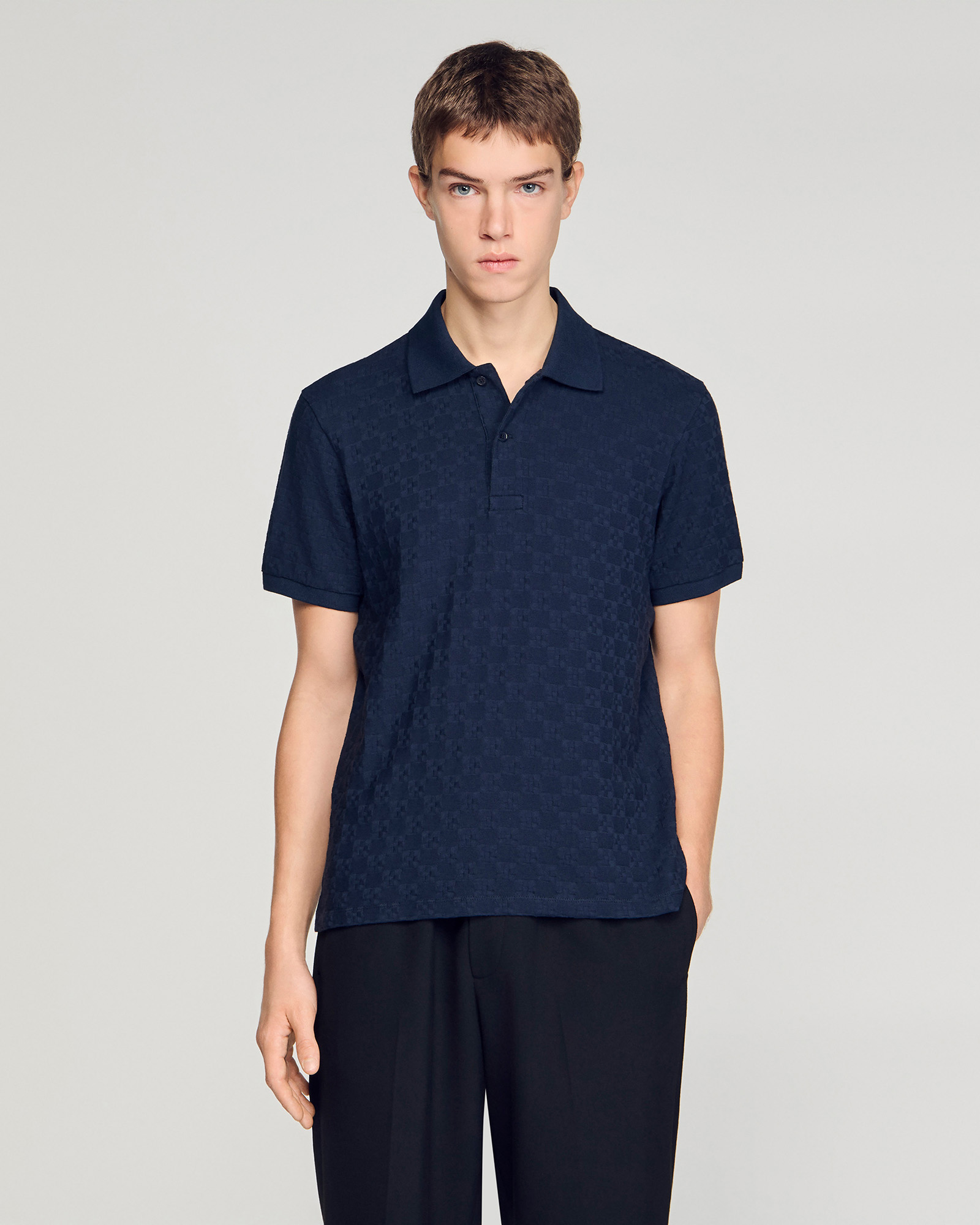 Jersey Cross Polo Shirt