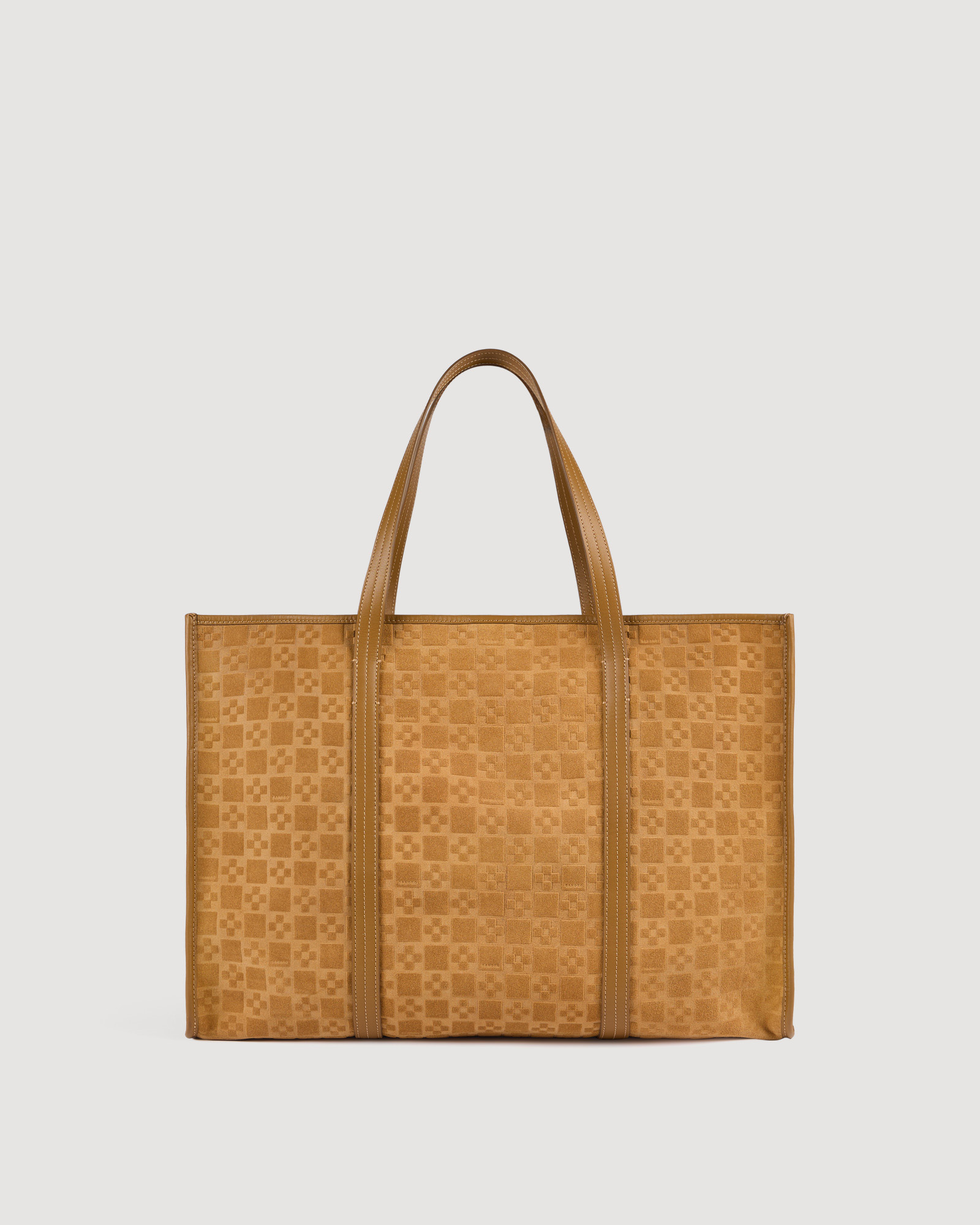 Tote Square Cross Suede Messenger